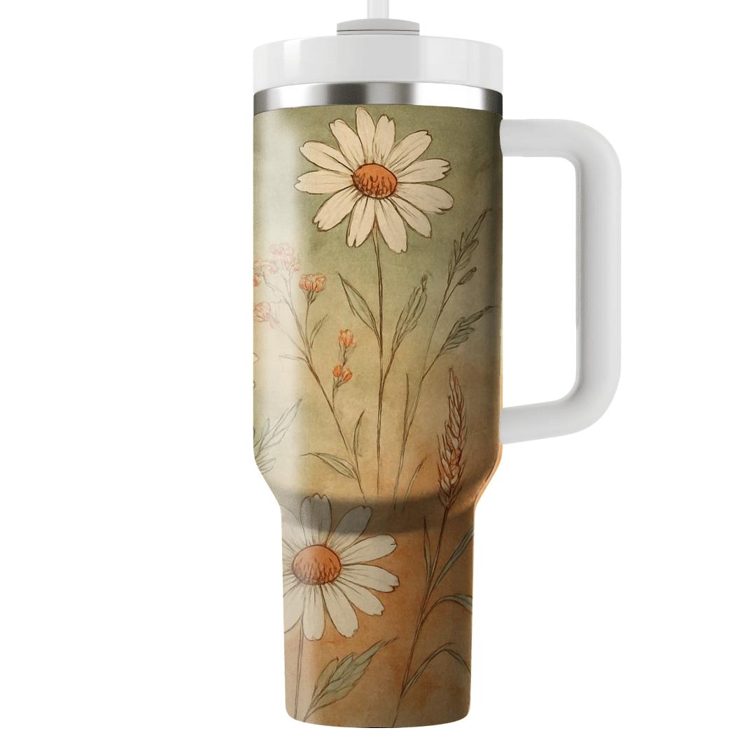 Wild Prairie Collage tumbler cups