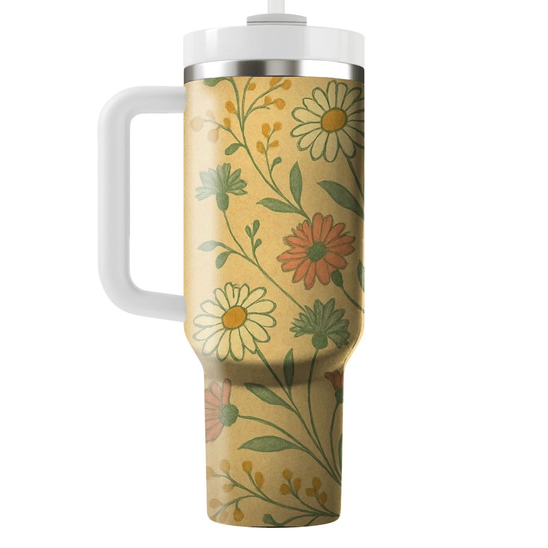 Vintage Meadow Cascade tumblers for gifts