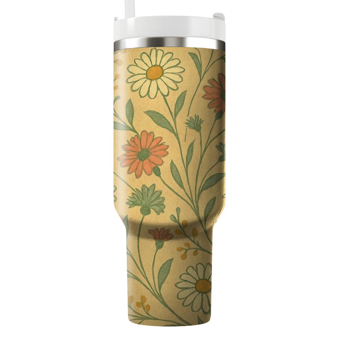 Vintage Meadow Cascade tumblers for gifts