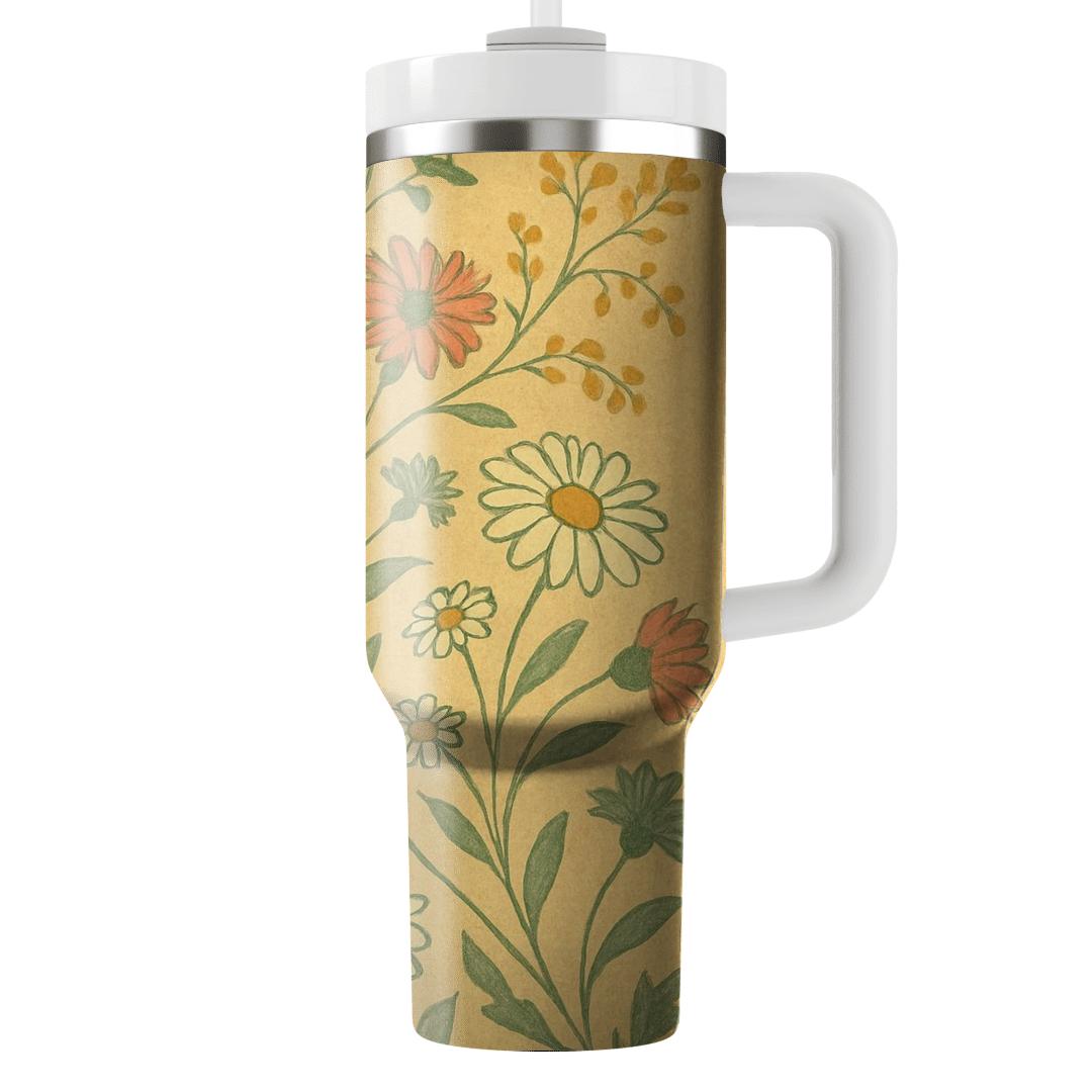 Vintage Meadow Cascade tumblers for gifts