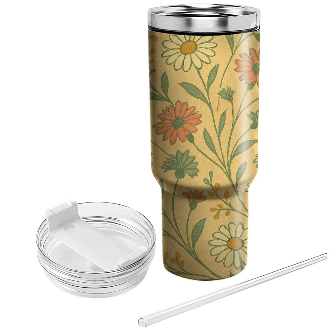 Vintage Meadow Cascade tumblers for gifts