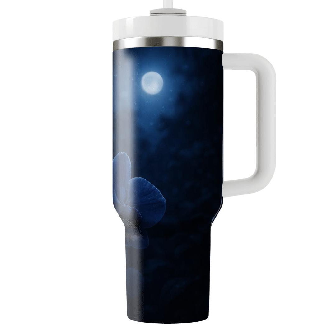 Midnight Orchid Whisper travel tumblers