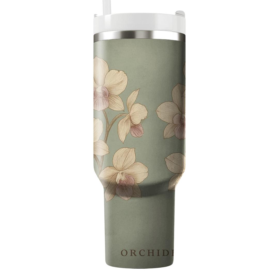 Vintage Orchid Atlas tumblers for gifts