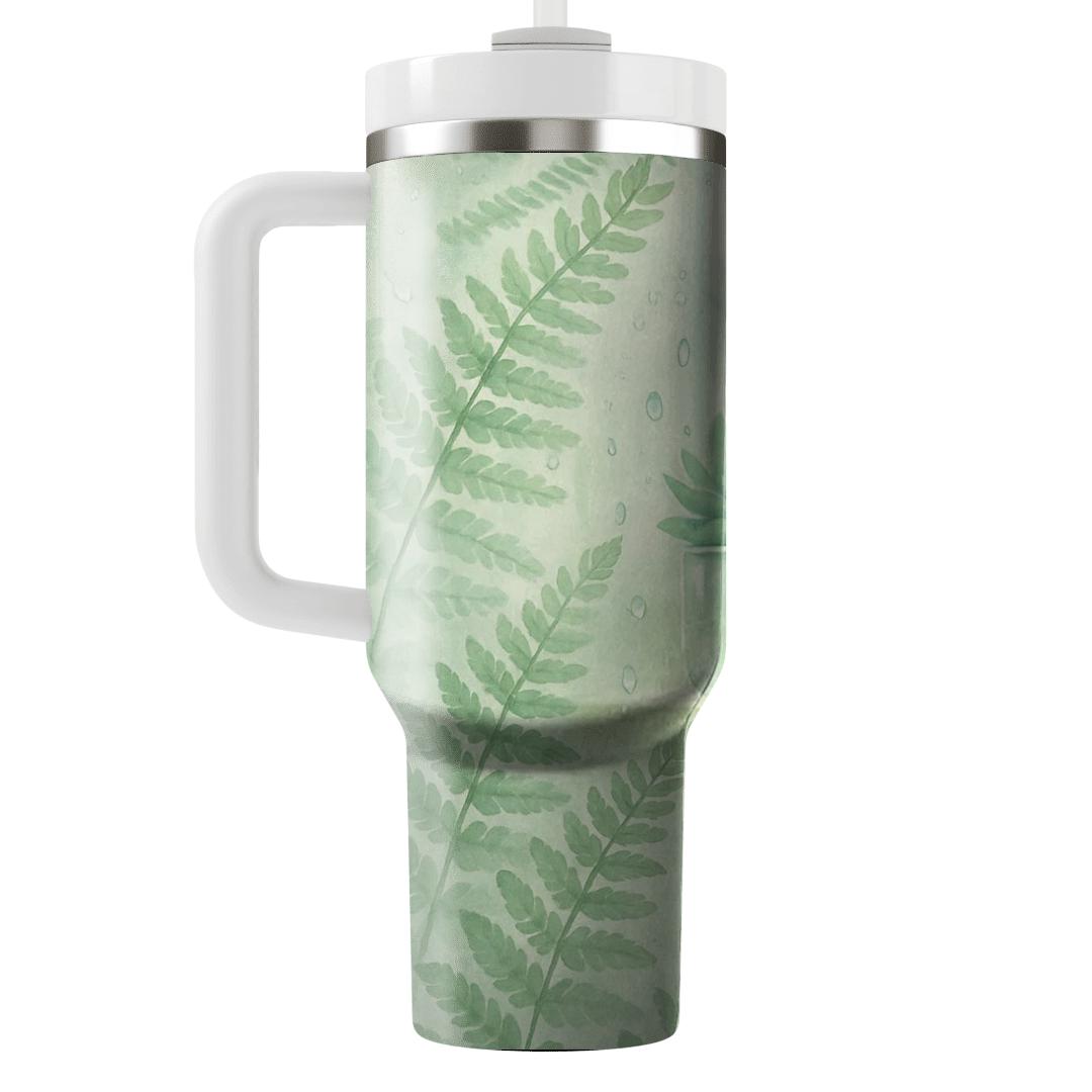 Glasshouse Fern Symphony personalized tumblers