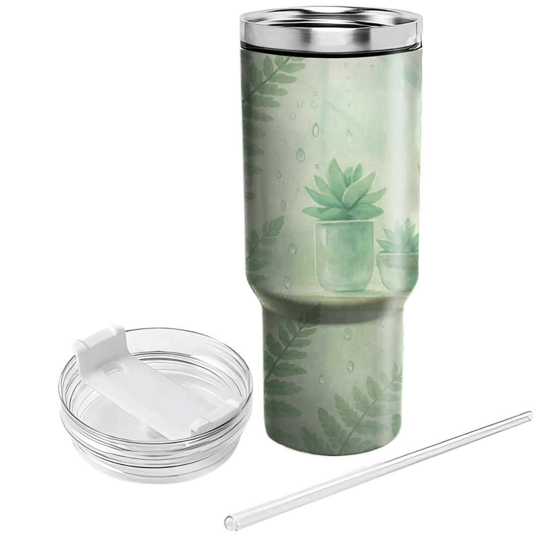 Glasshouse Fern Symphony personalized tumblers