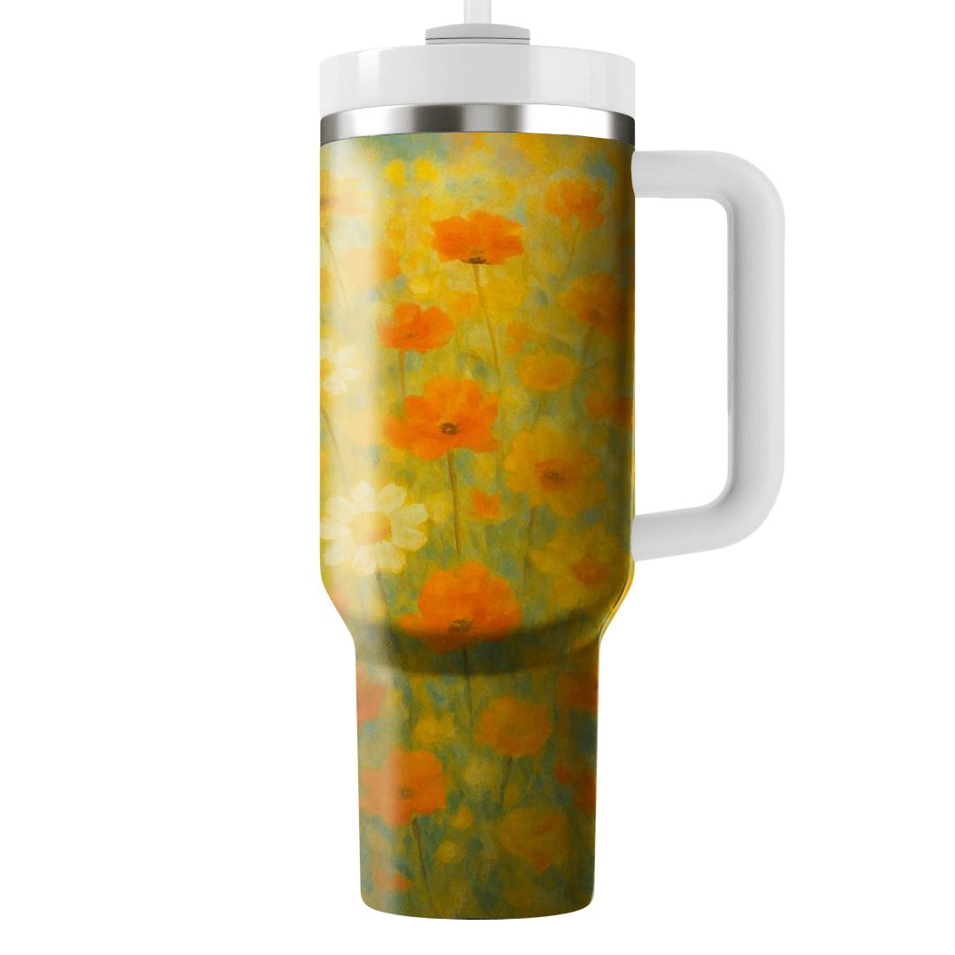 Sunlit Meadow Symphony decorative tumblers