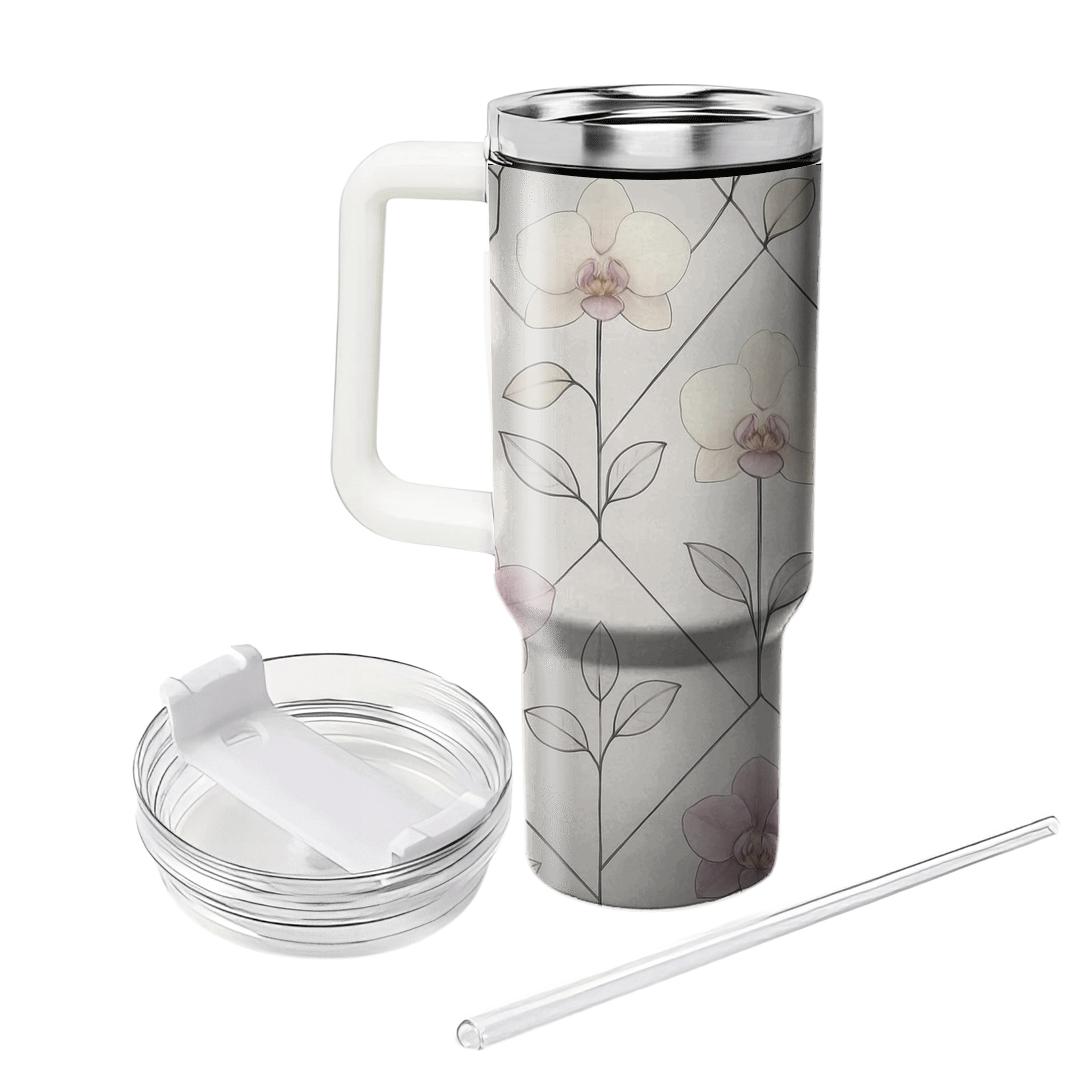 Orchid Geometry unique tumblers