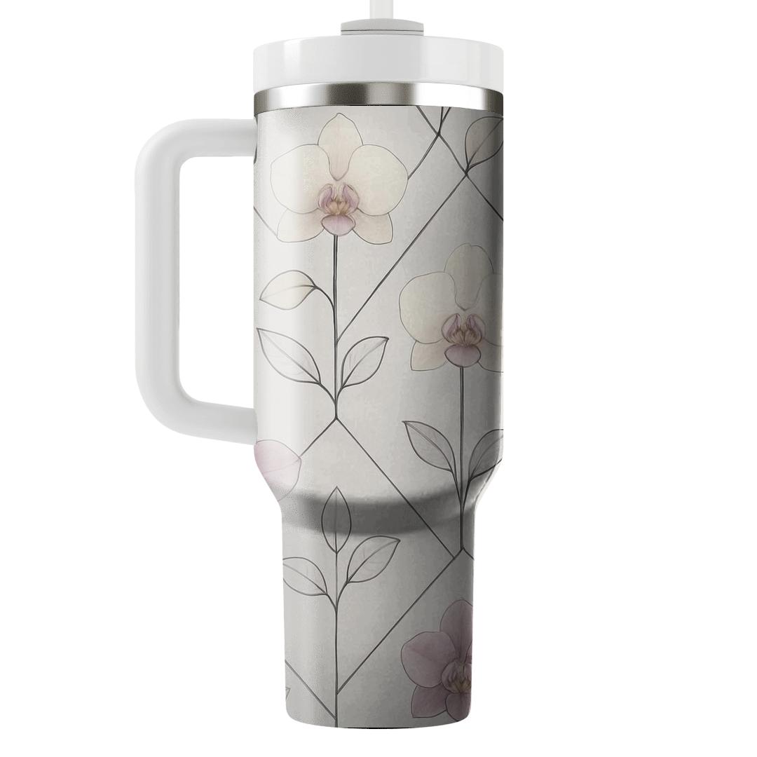 Orchid Geometry unique tumblers