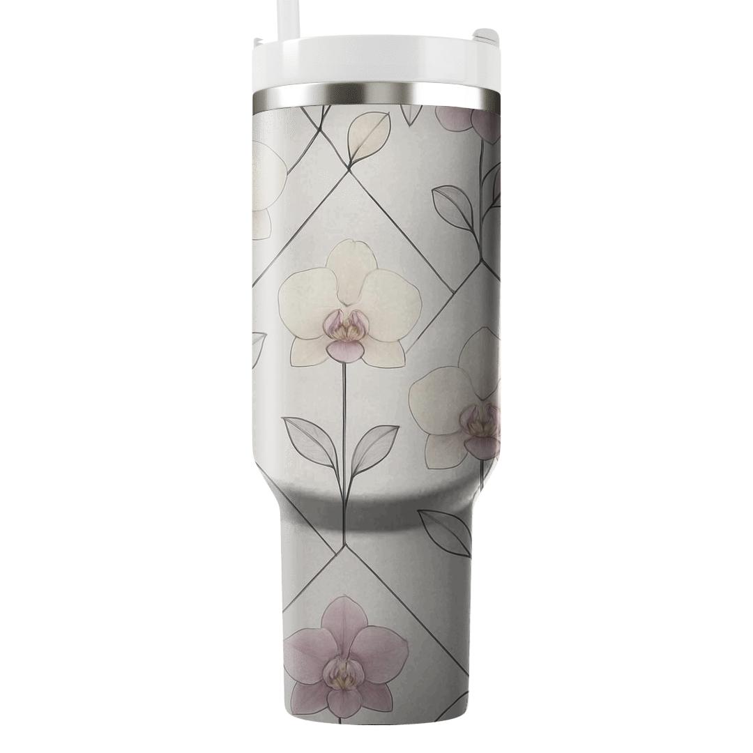 Orchid Geometry unique tumblers