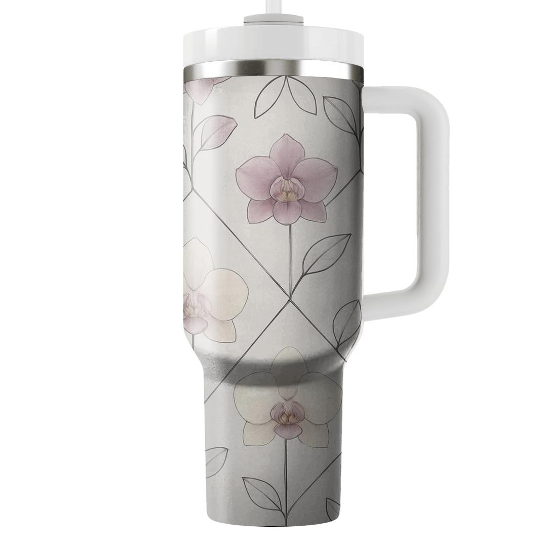 Orchid Geometry unique tumblers