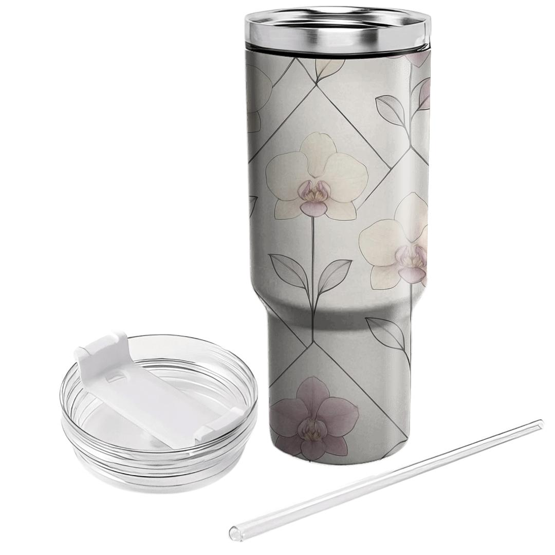 Orchid Geometry unique tumblers