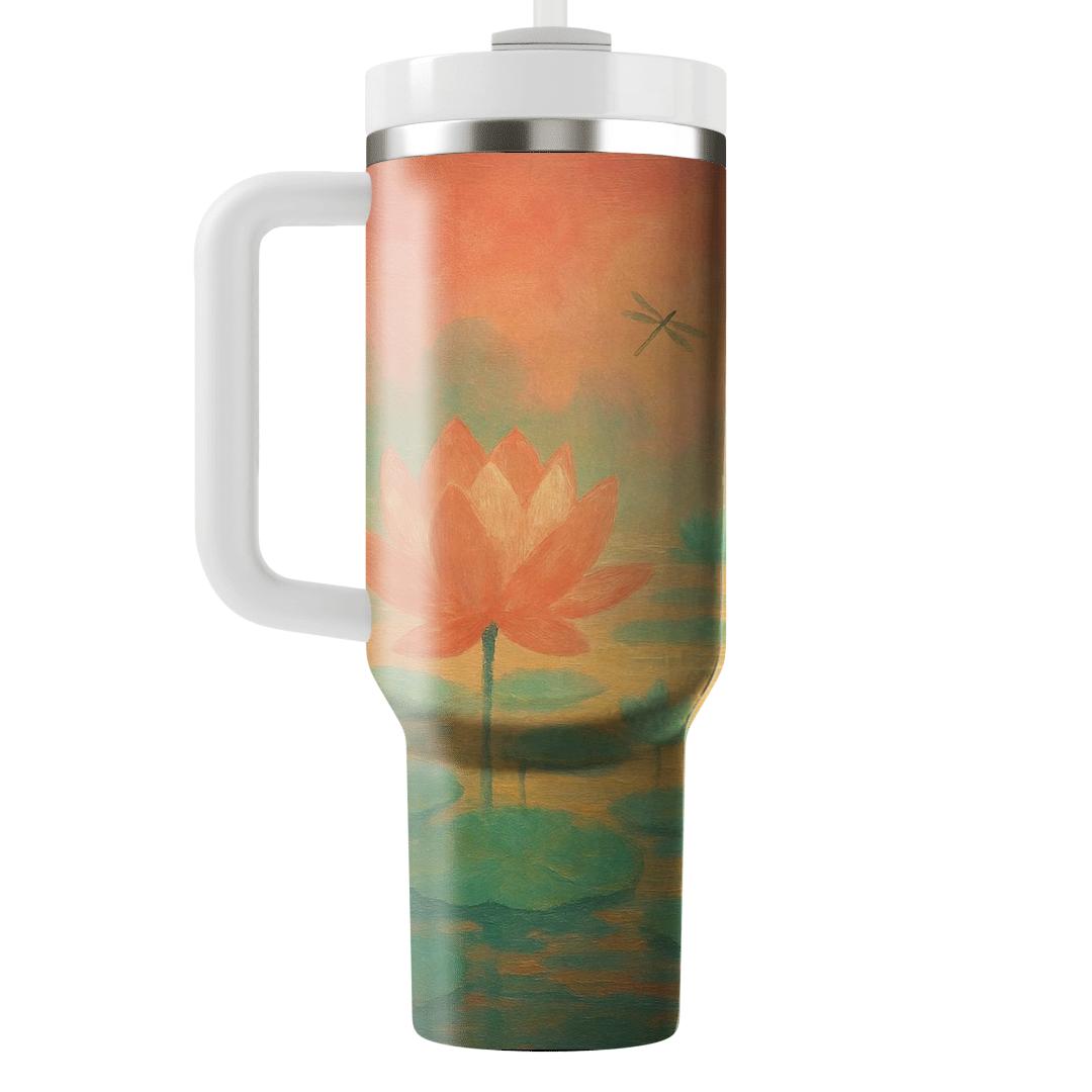 Sunrise Lotus Panorama tumbler cups