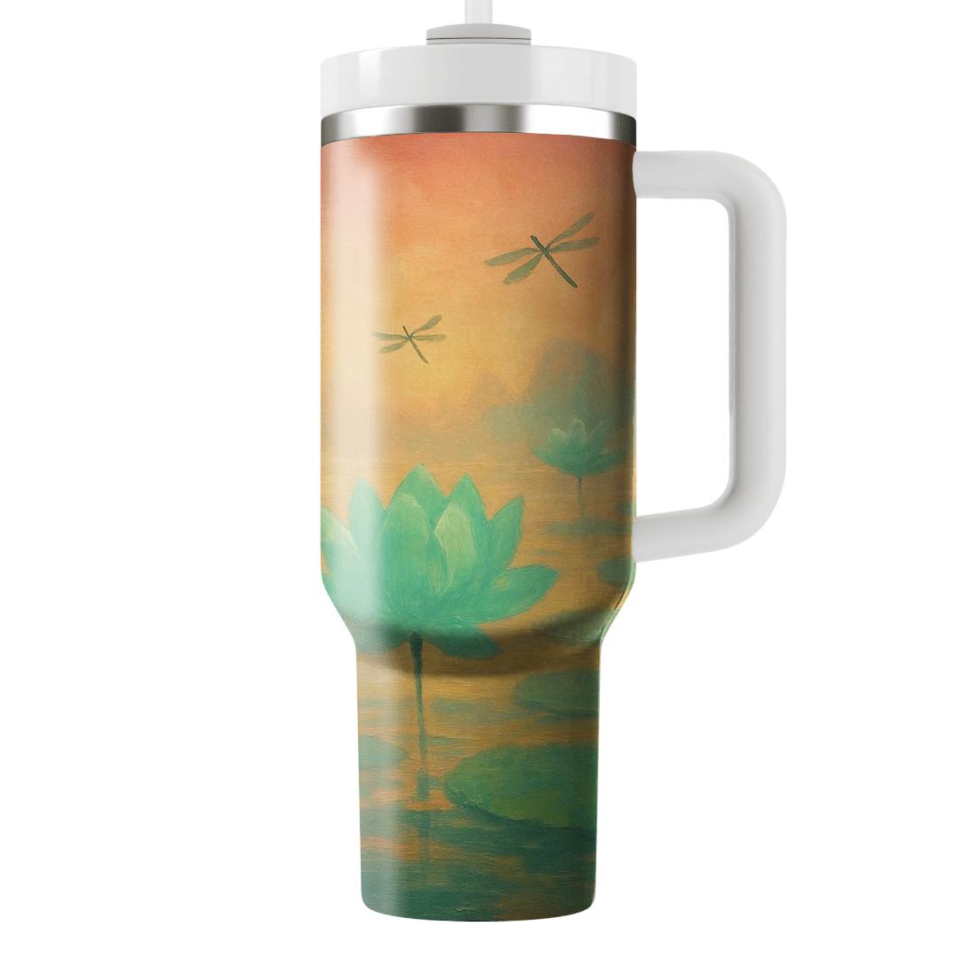 Sunrise Lotus Panorama tumbler cups