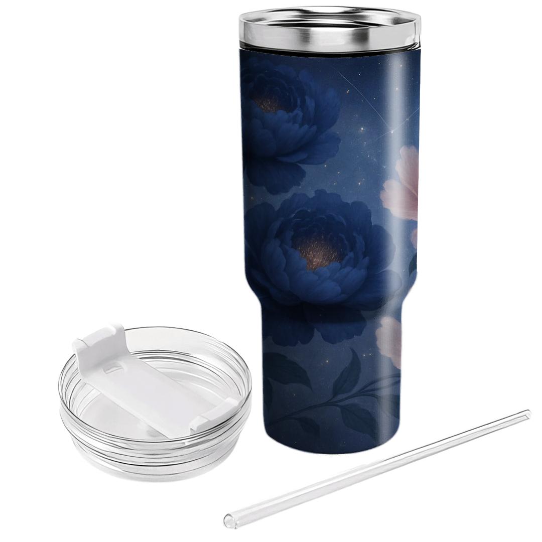 Nebula Peony Tapestry unique tumblers
