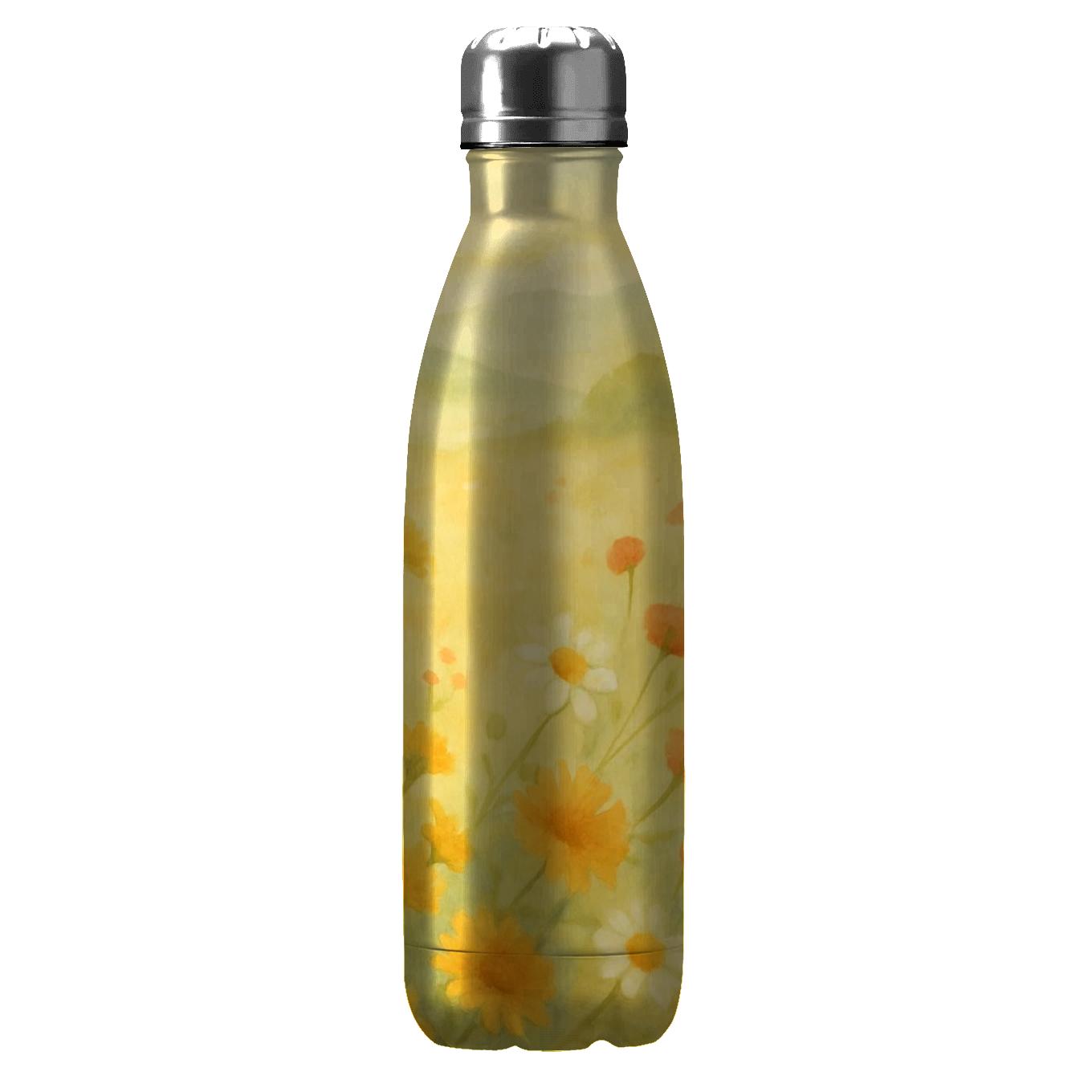 Sunlit Meadow Cascade water bottles with lids