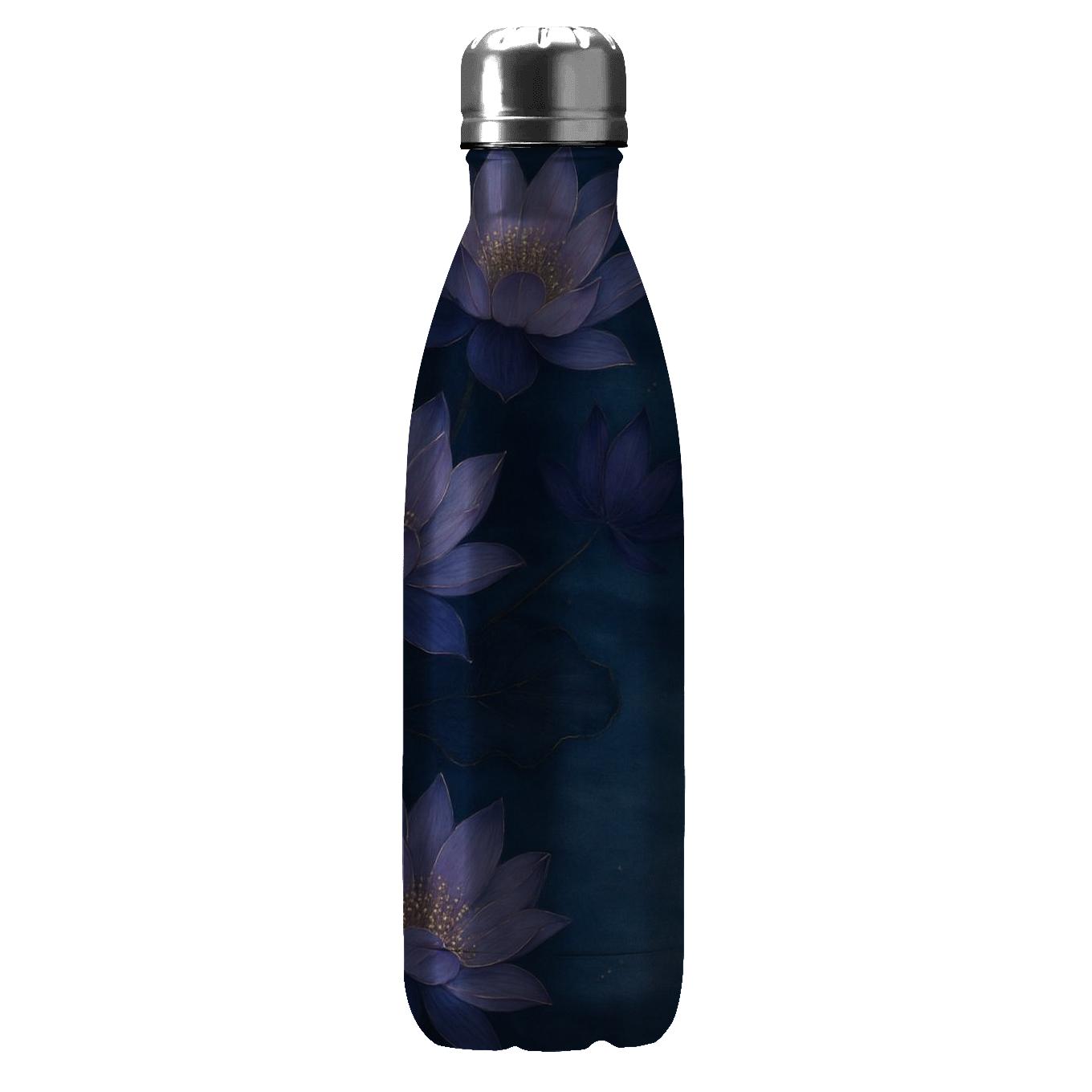 Midnight Lotus Cascade travel water bottles