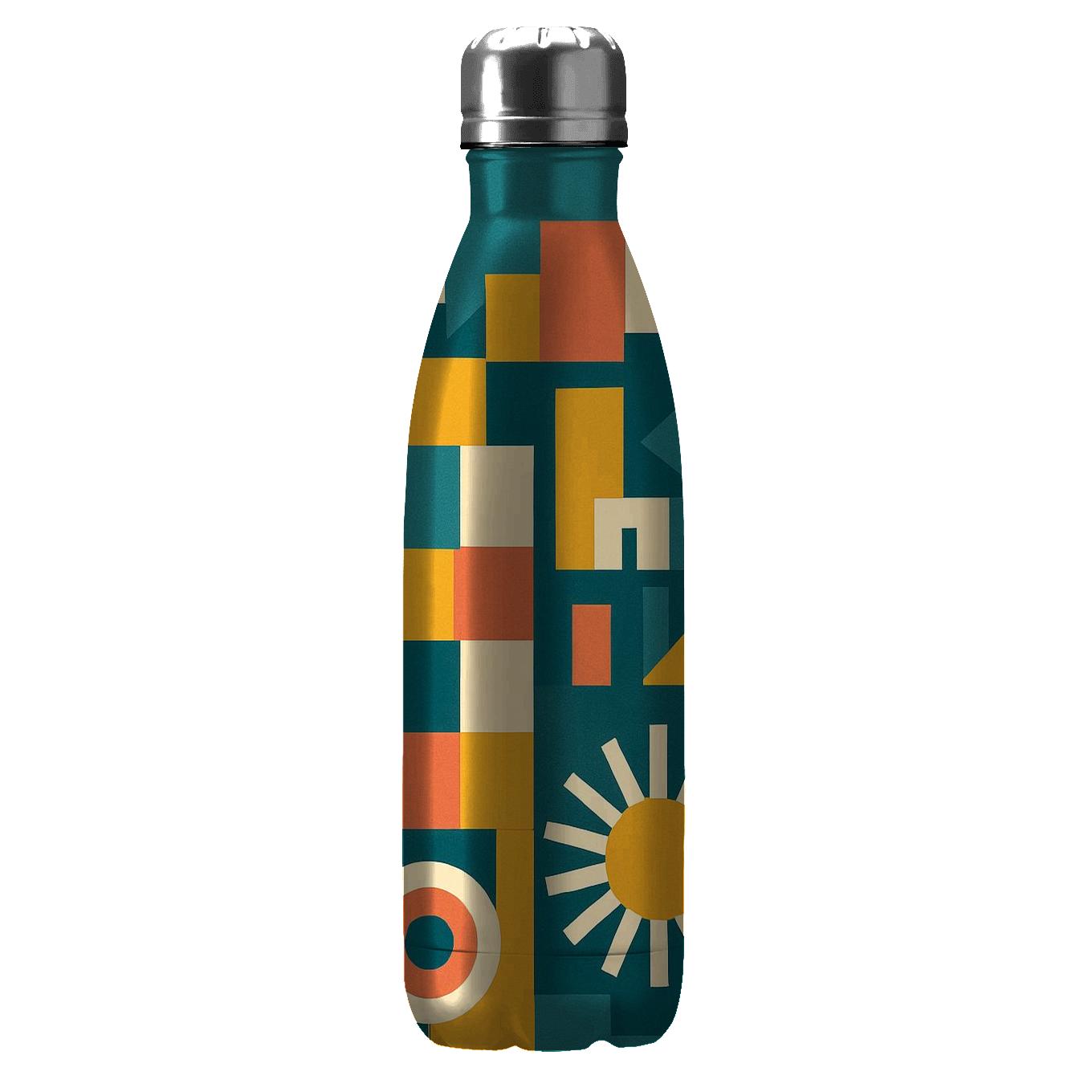 Sunburst Mod Tiles insulated water bottles
