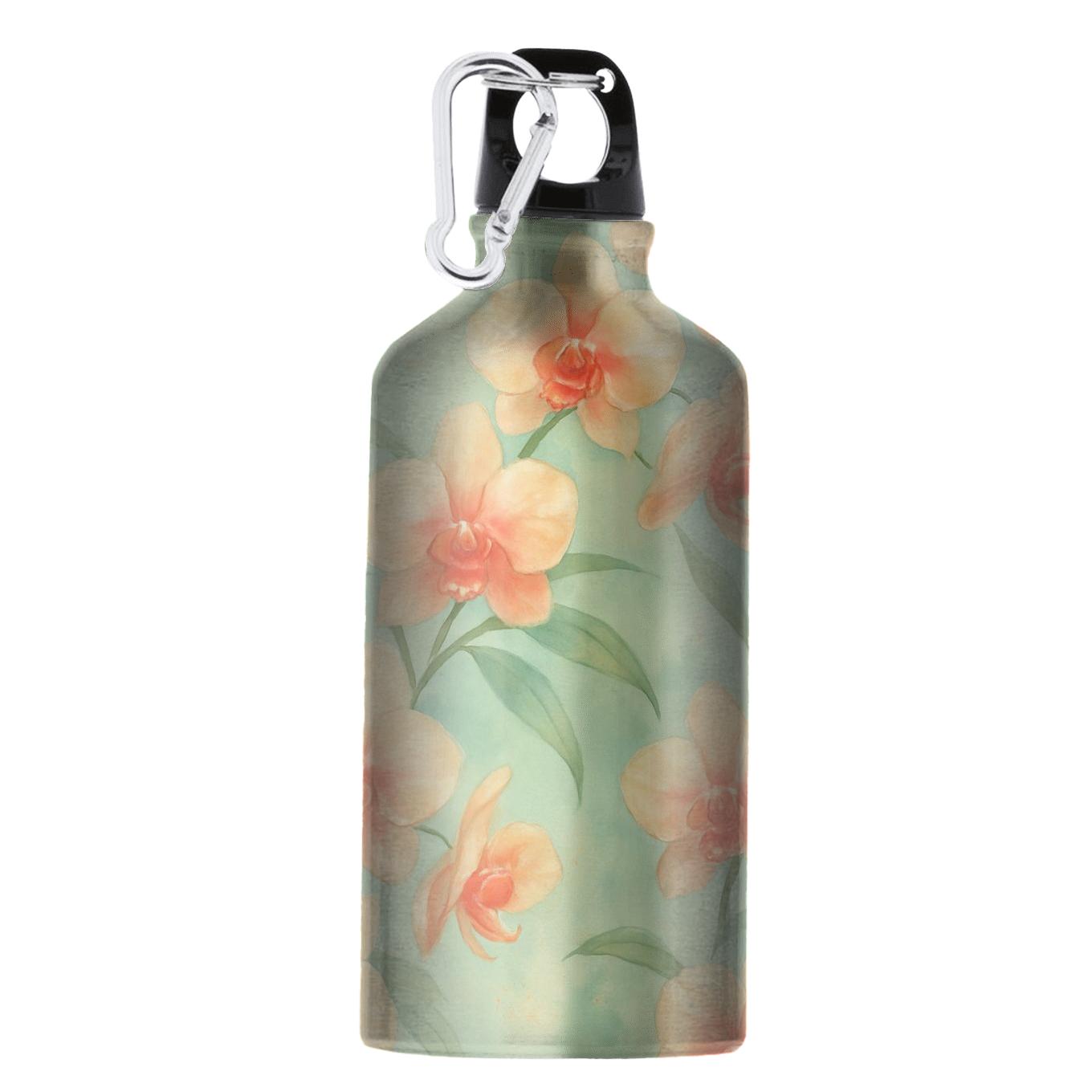 Sunlit Orchid Cascade personalized sports bottles