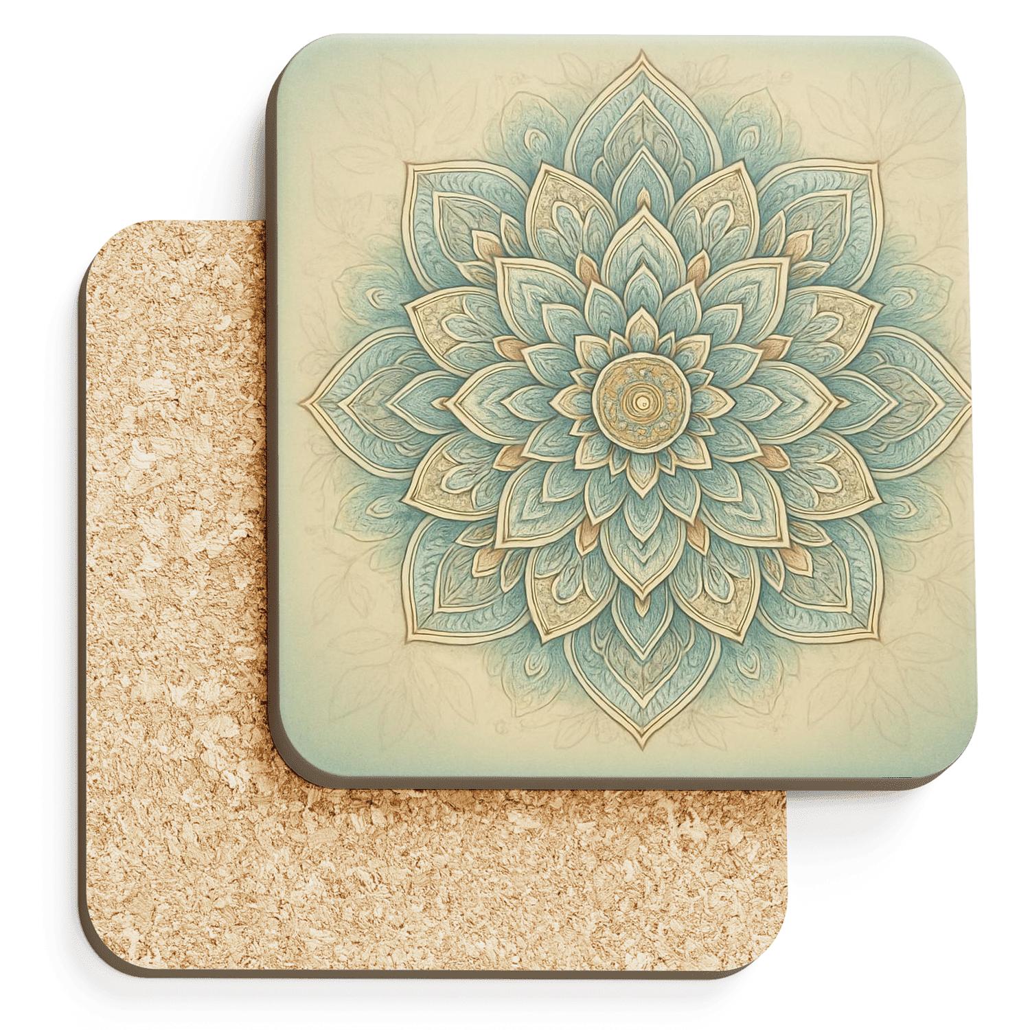 Whispering Harmony Mandala stone coaster collections