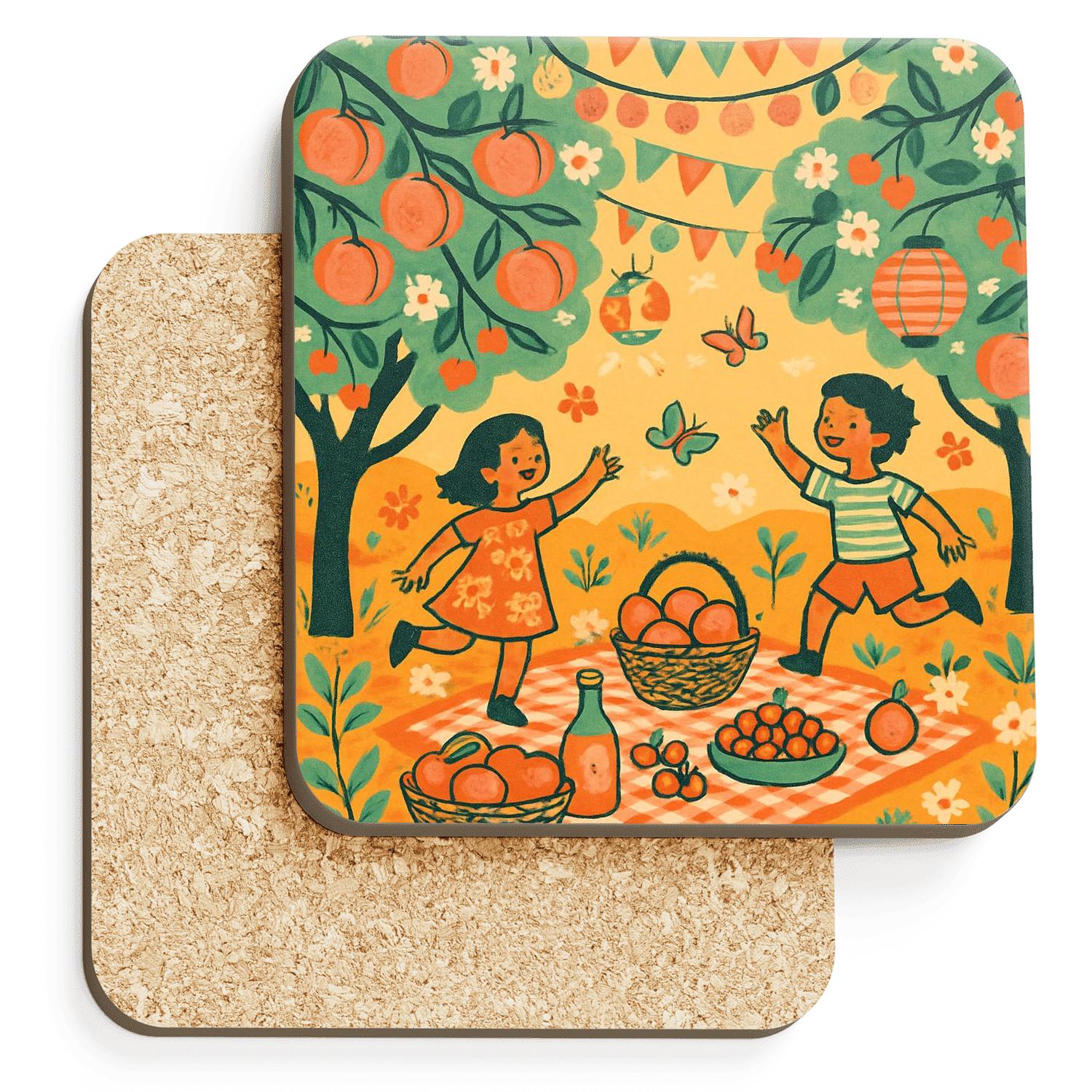 Summer Orchard Fiesta stone coaster collections