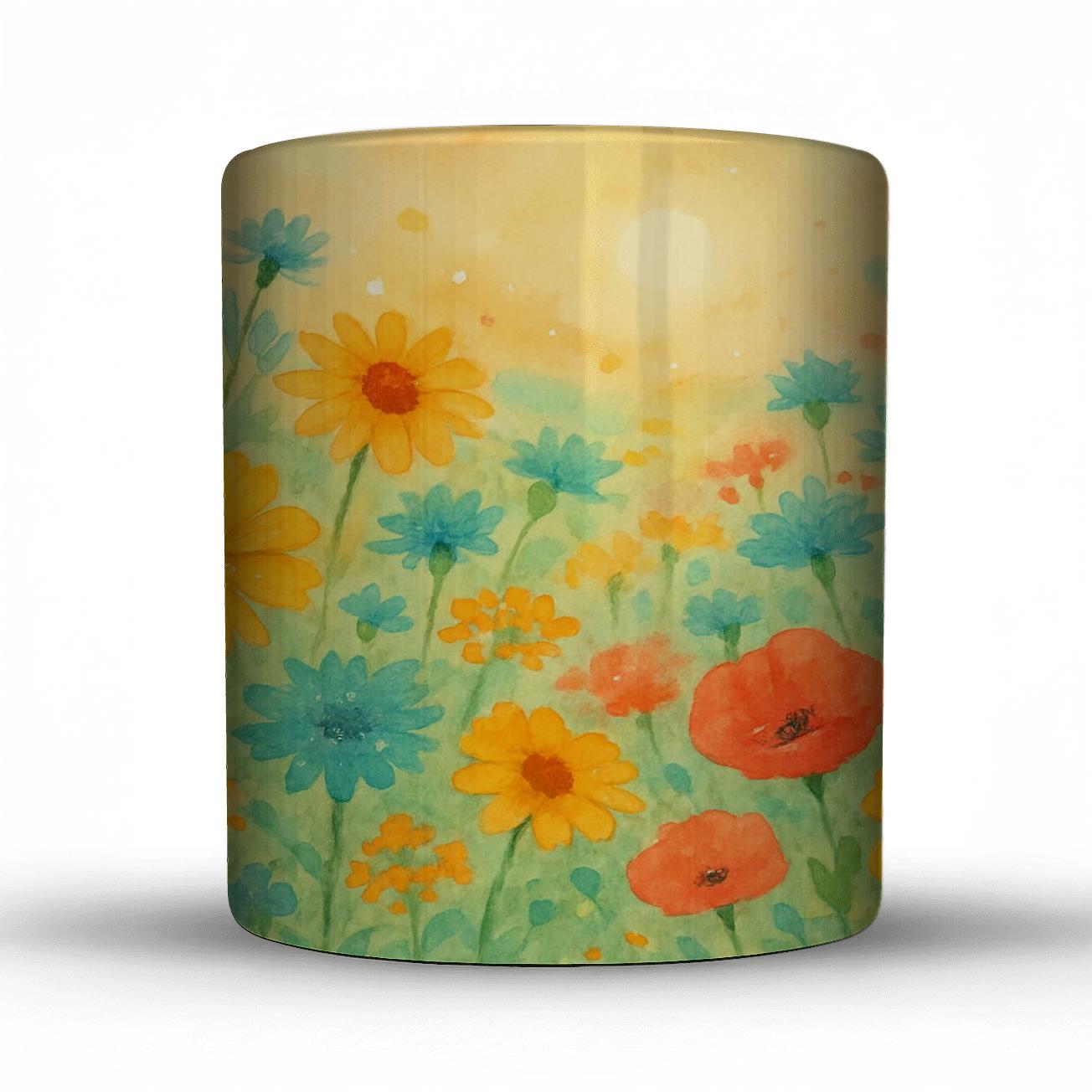 Sunrise Wildflower Patch gift mugs for occasions