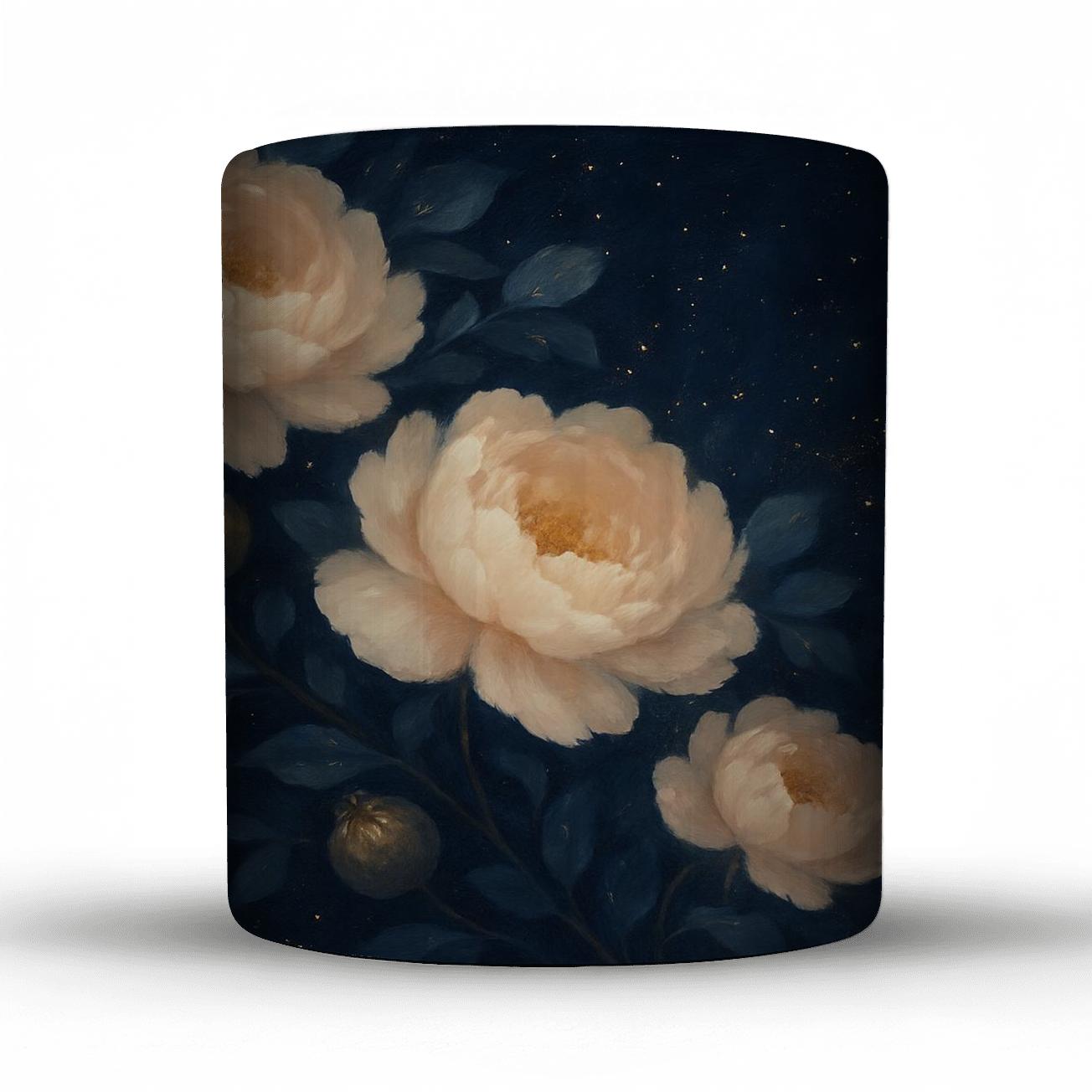 Celestial Peony Cascade decorative mug sets