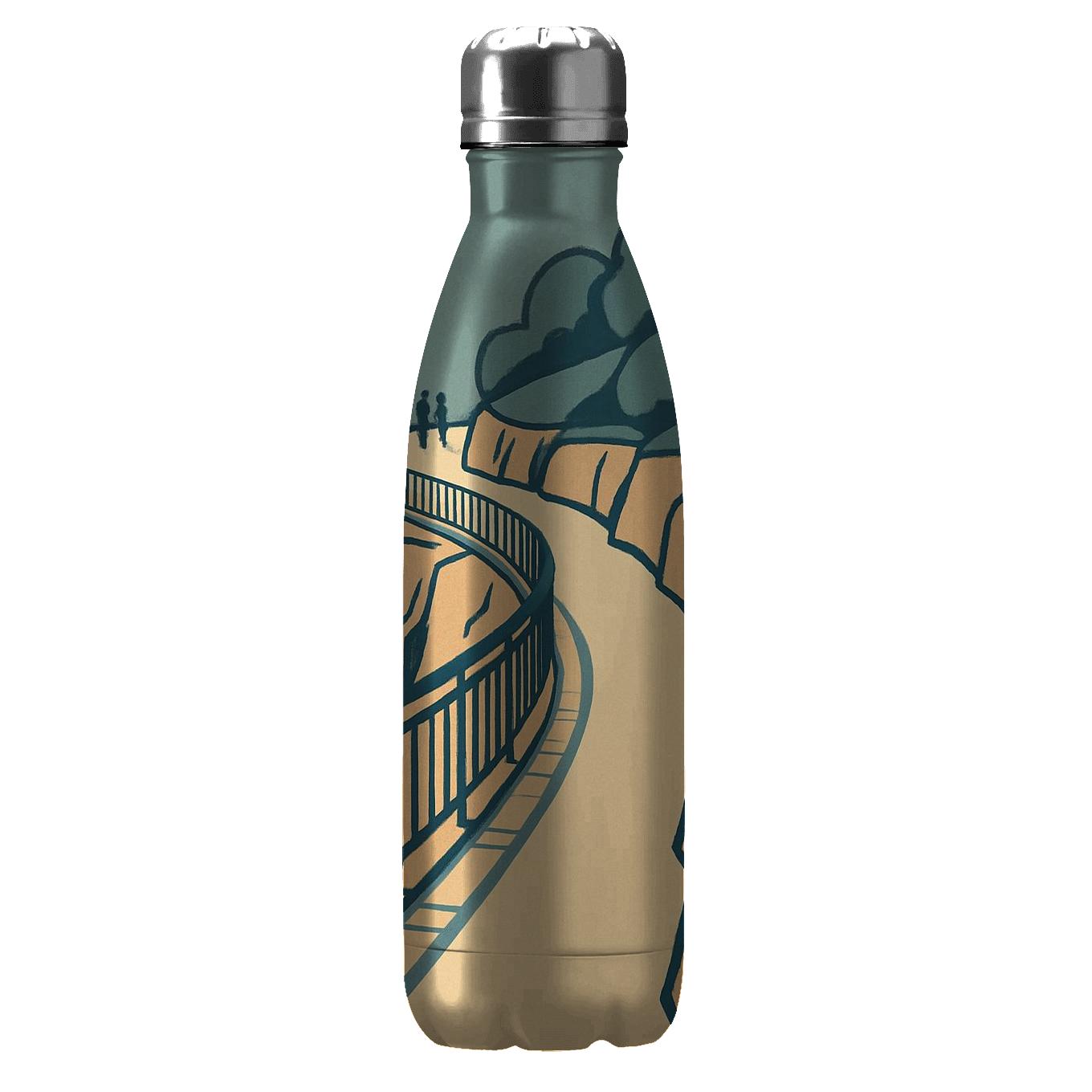 Cliff Walk Newport decorative water bottles
