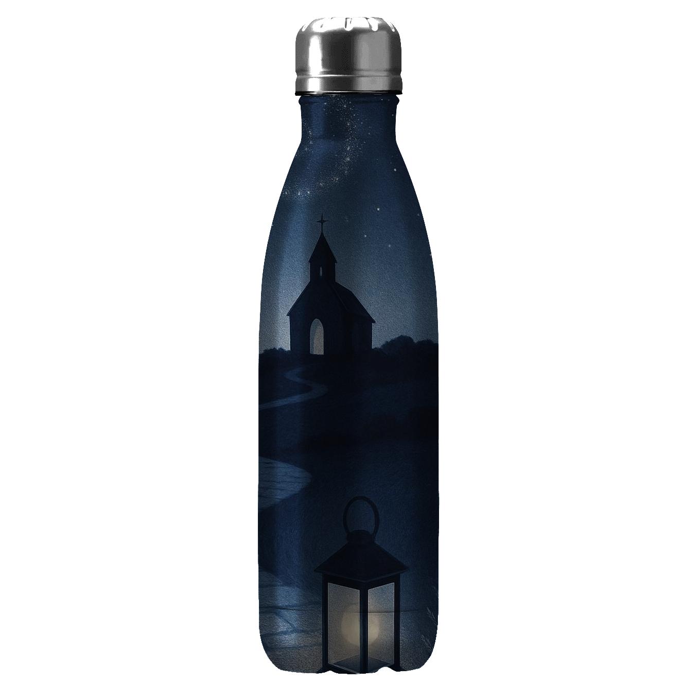 Starlit Pilgrim Way water bottles with lids