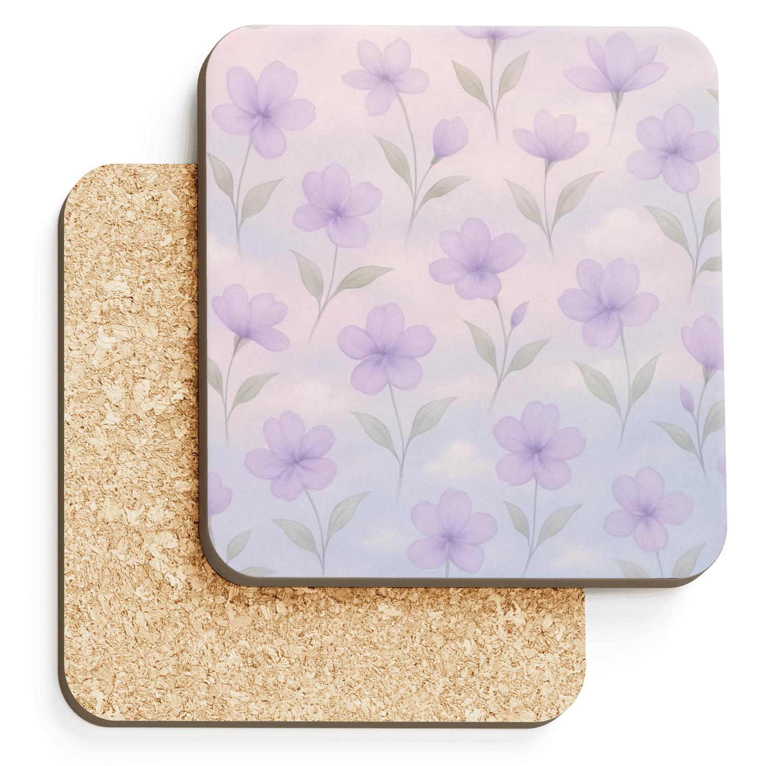Lavender Dreams custom engraved coasters