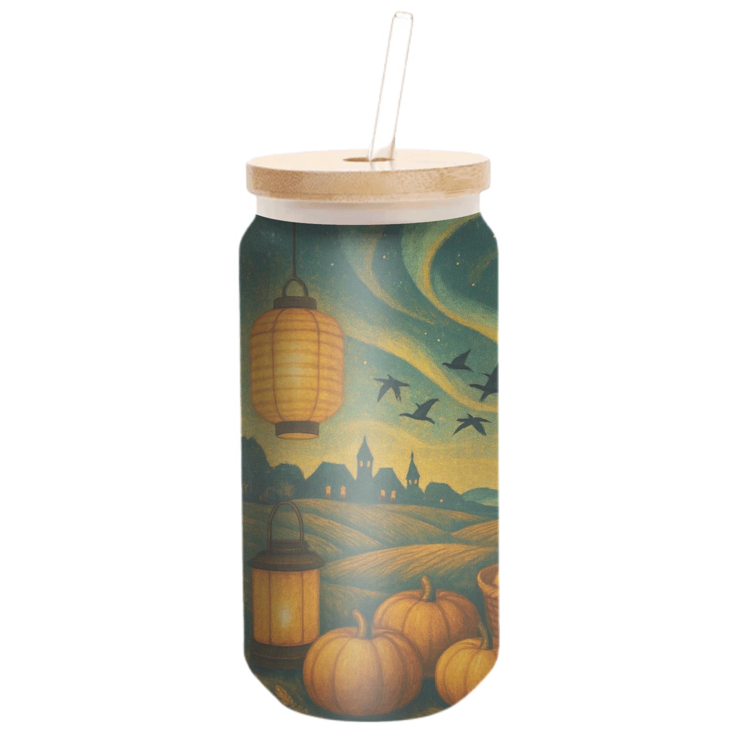 Aurora Harvest Festival artisan blown glass drinkware