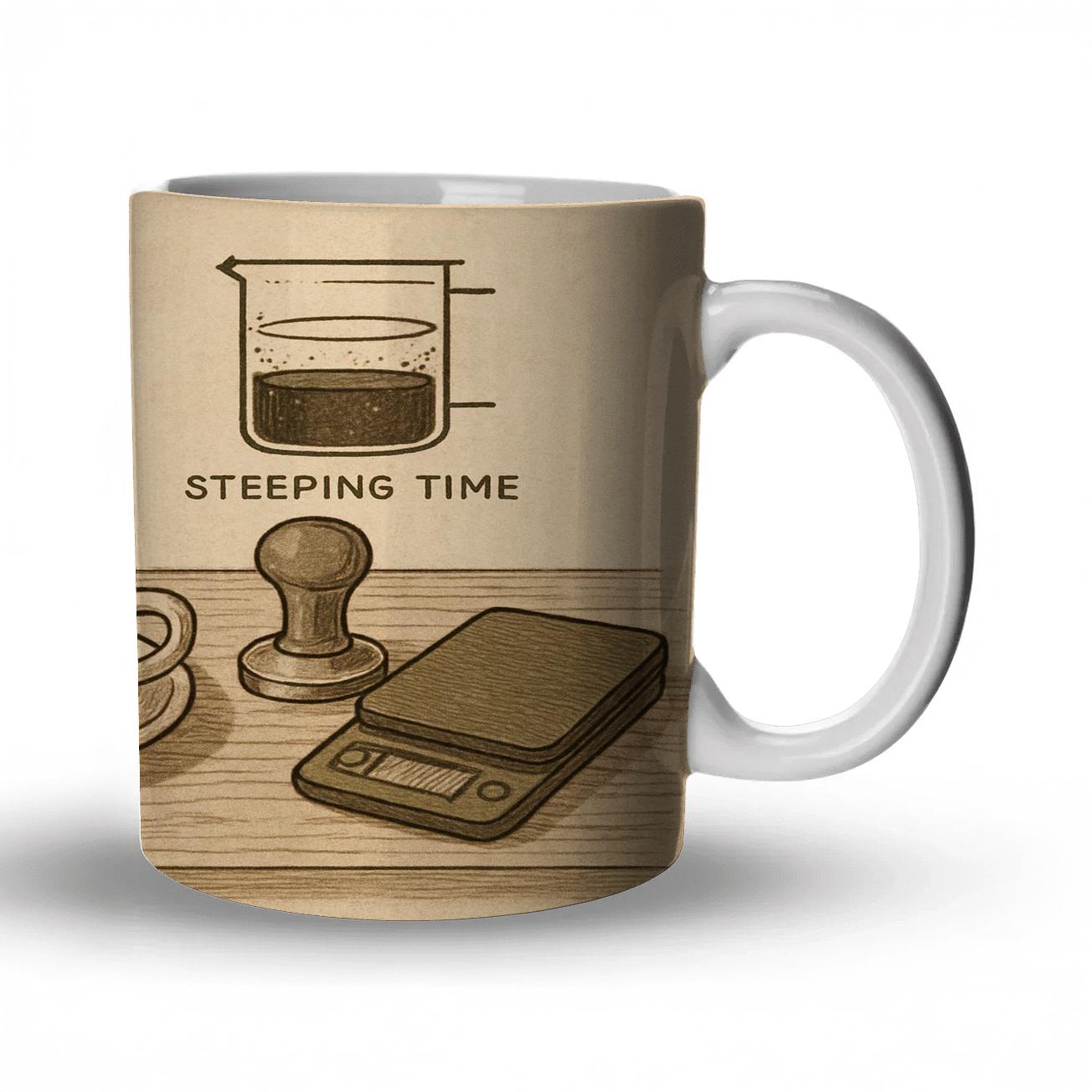 Barista Blueprint Still Life personalized mugs
