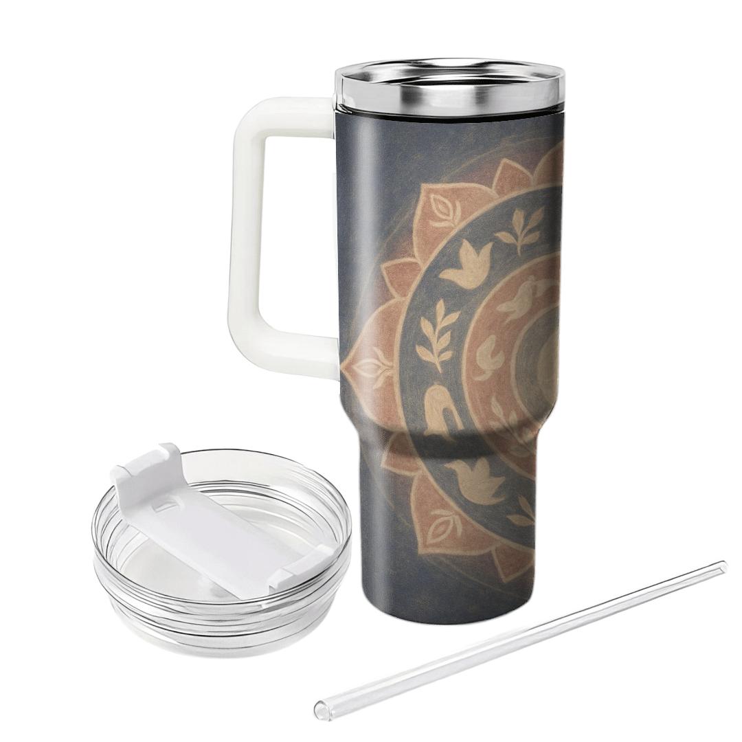 Interwoven Mandala Of Many Paths tumbler cups