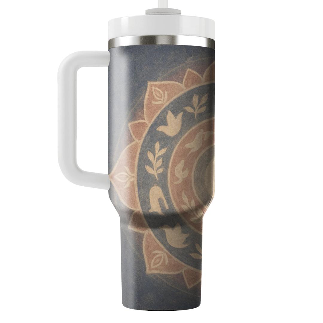 Interwoven Mandala Of Many Paths tumbler cups