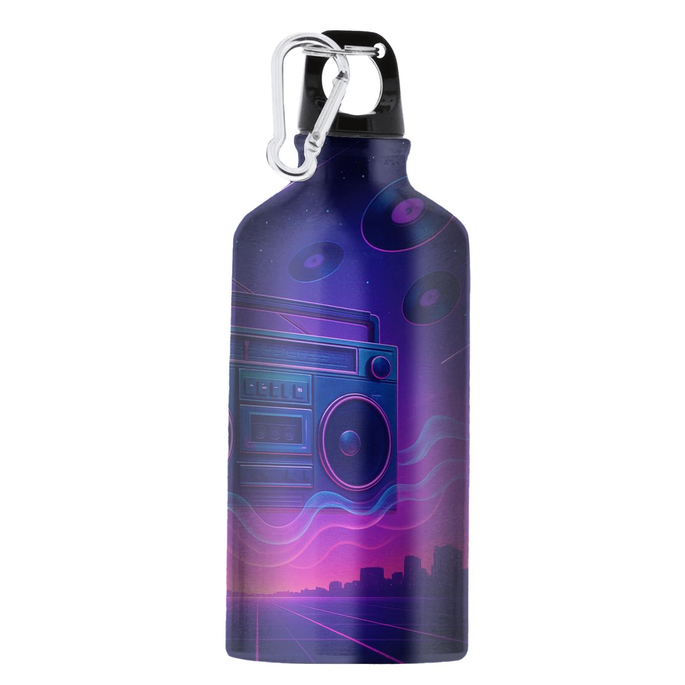 Celestial Synthwave Boombox athletic sports bottles