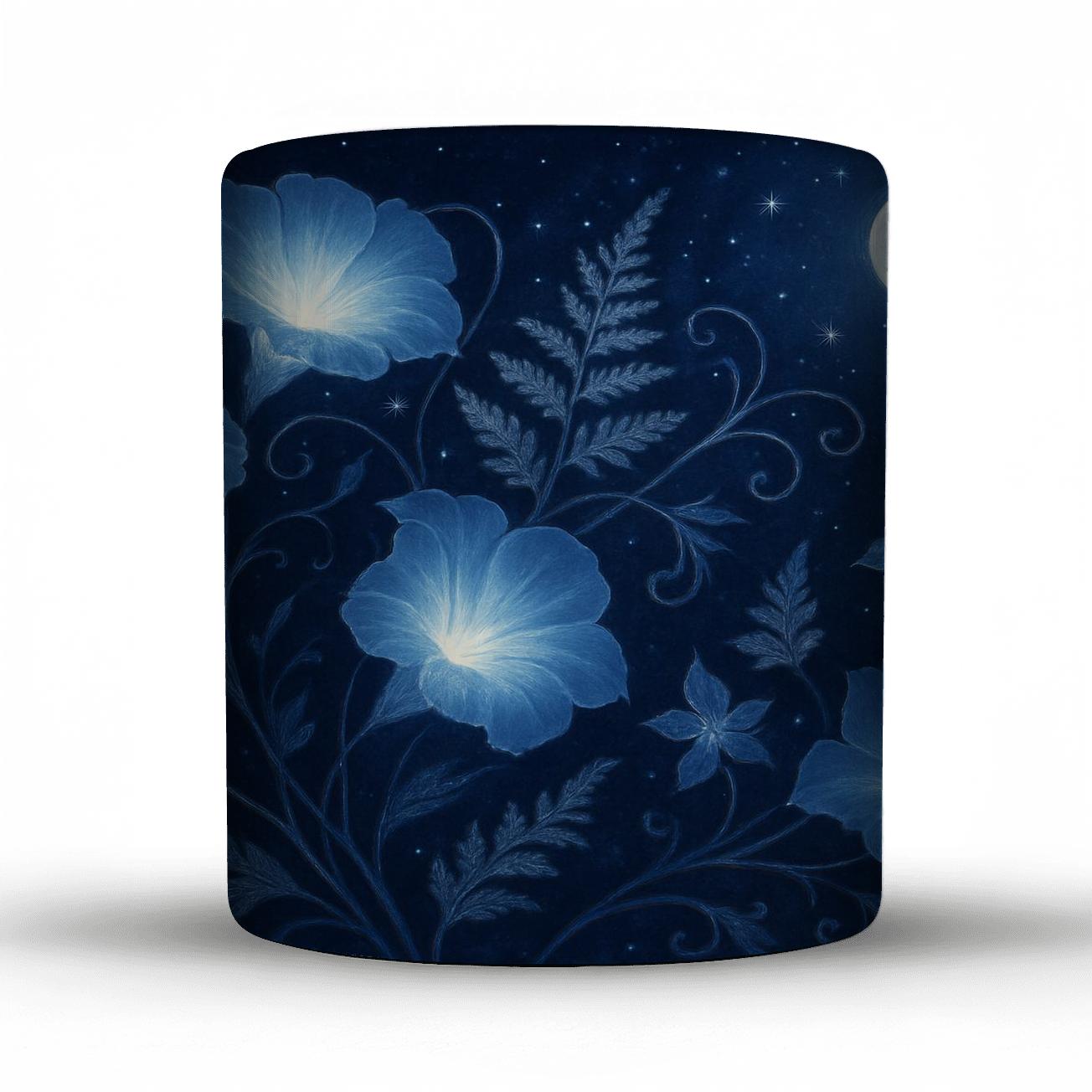 Mystical Moonlit Garden ceramic coffee mugs