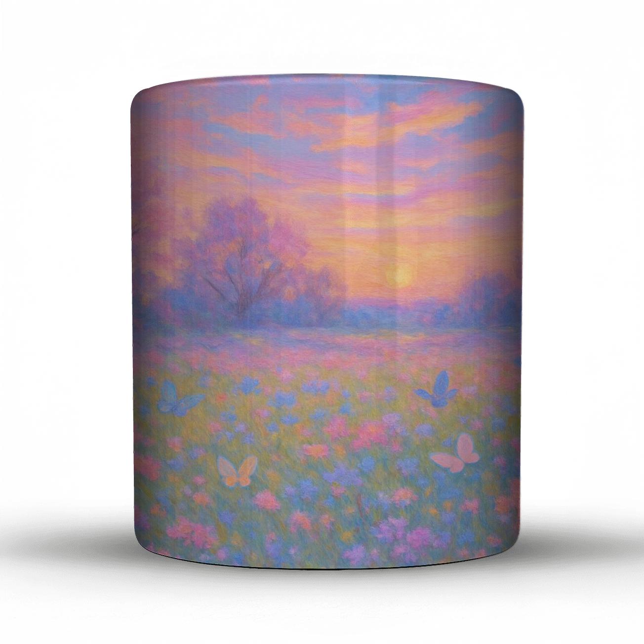 Twilight Spring Symphony ceramic coffee mugs