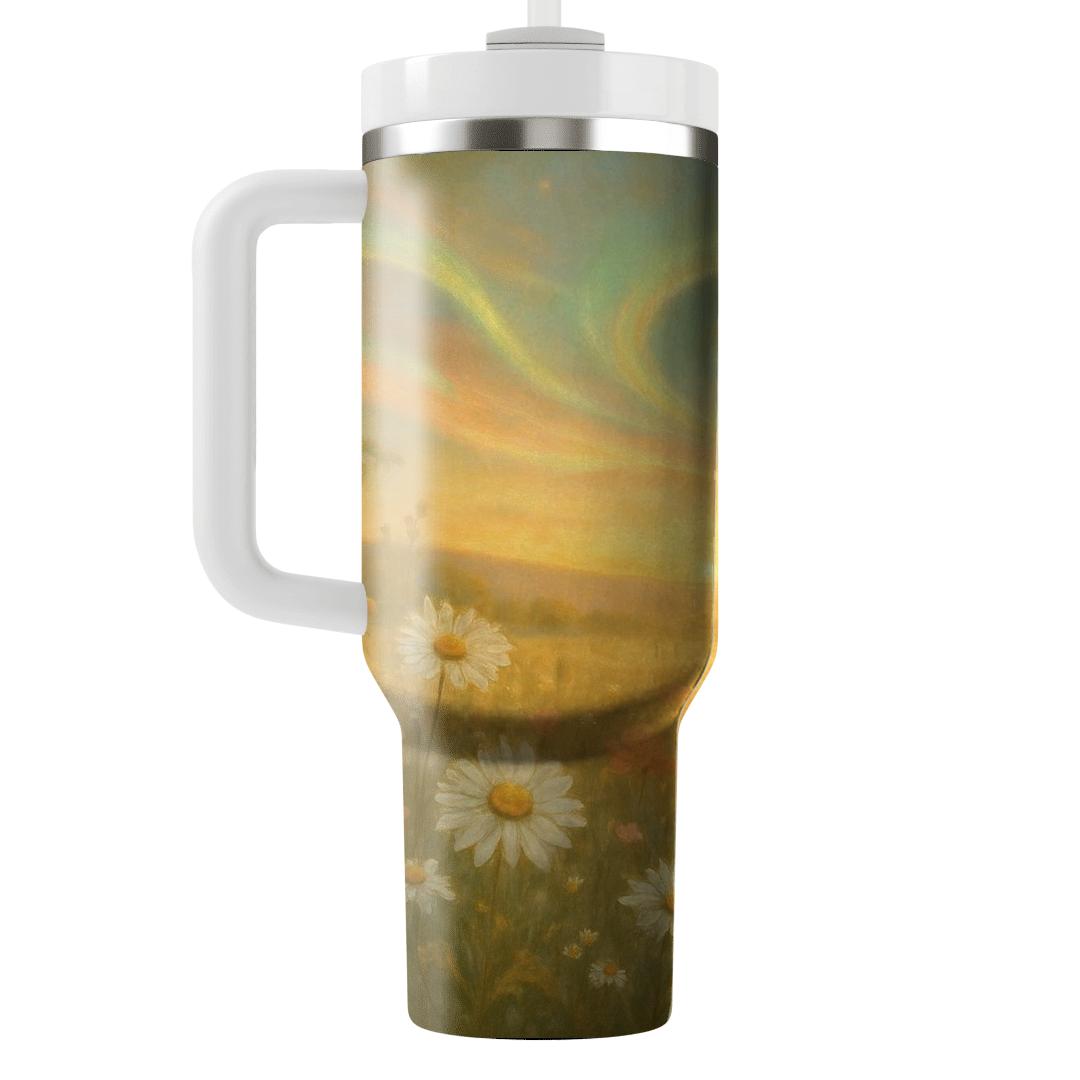Sunlit Meadow Aurora insulated tumblers