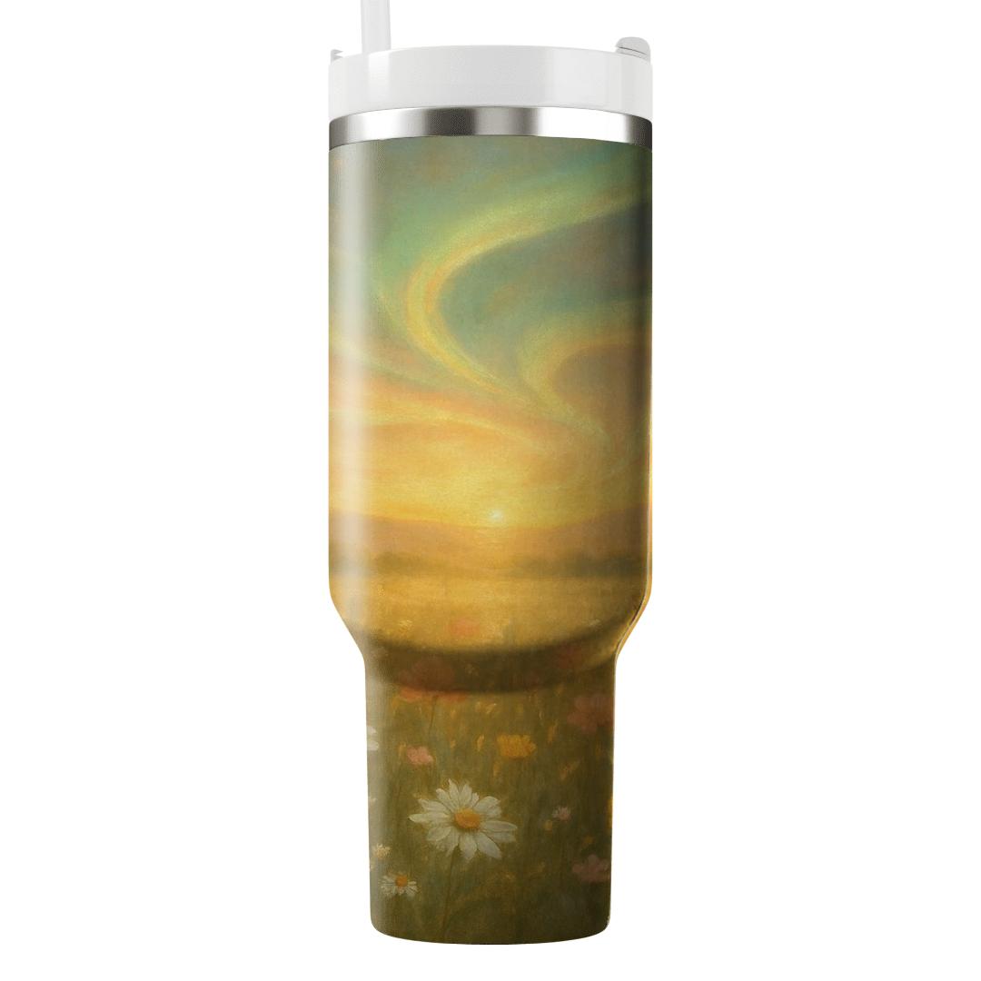 Sunlit Meadow Aurora insulated tumblers