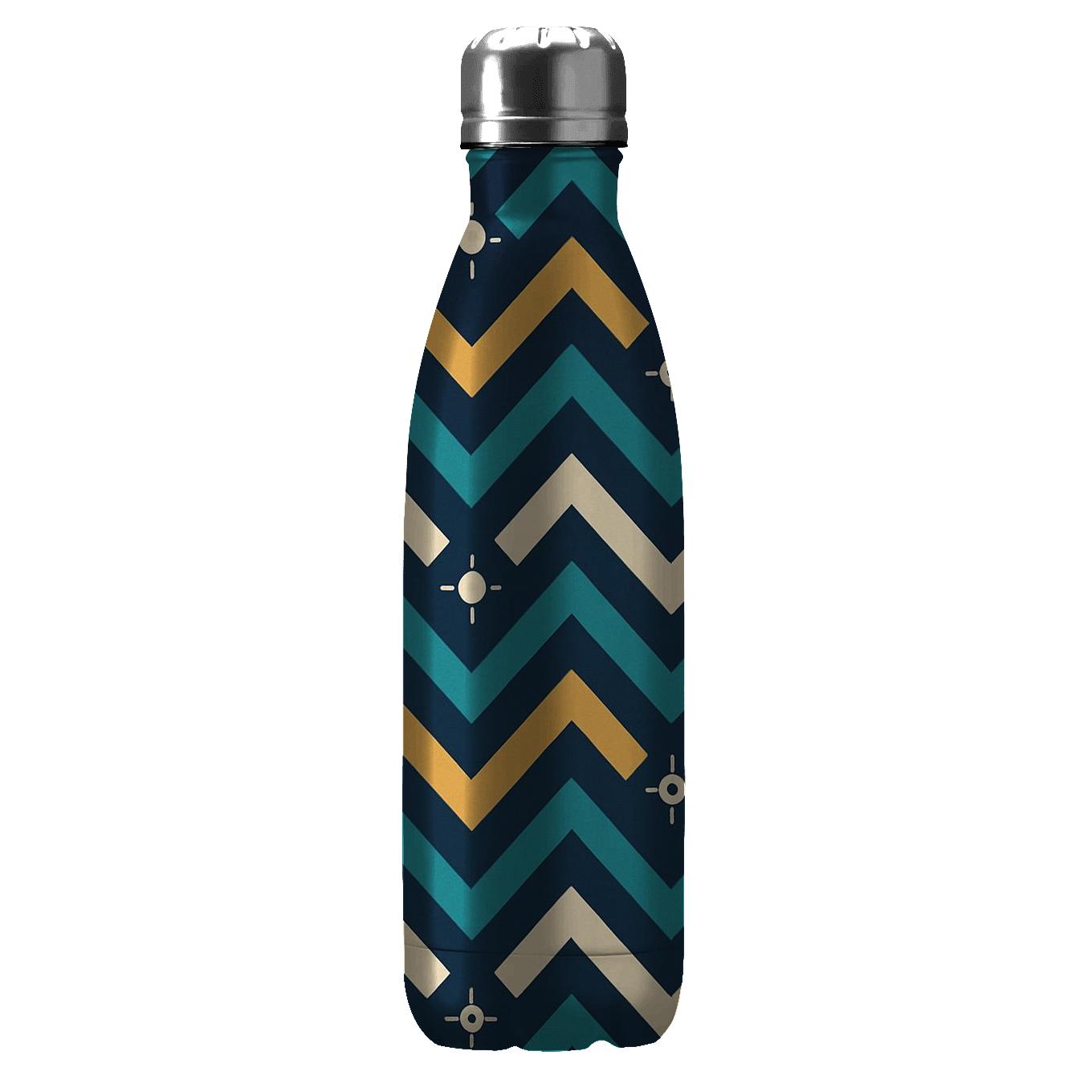 Celestial Tessellated Chevron travel water bottles