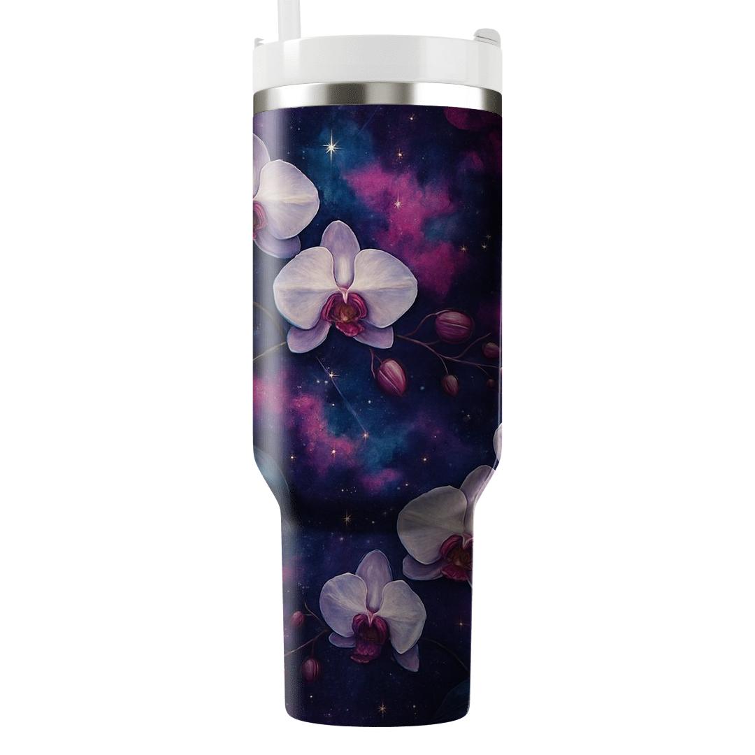 Midnight Orchid Nebula tumblers for gifts