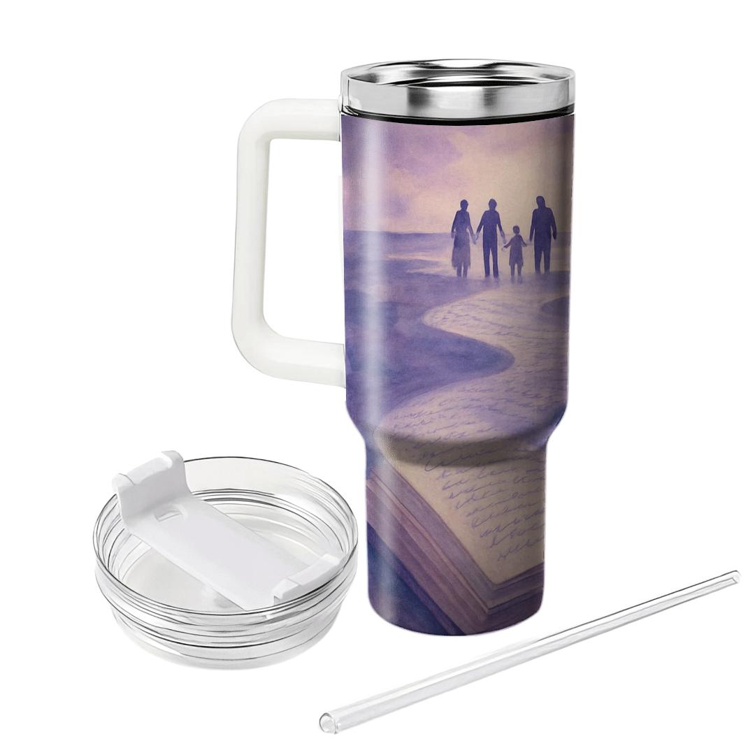 Pages Of Quiet Guidance decorative tumblers