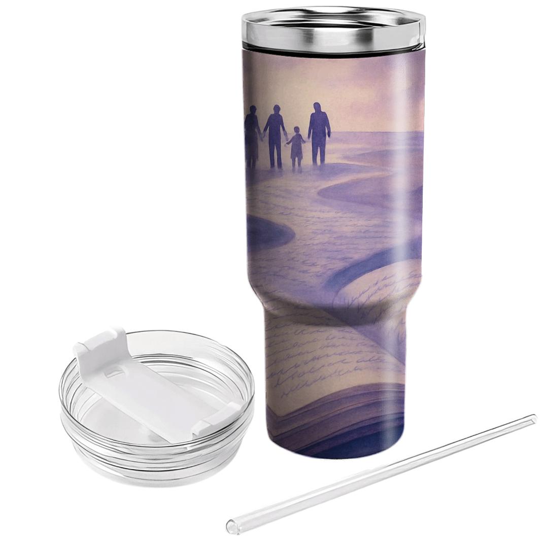 Pages Of Quiet Guidance decorative tumblers