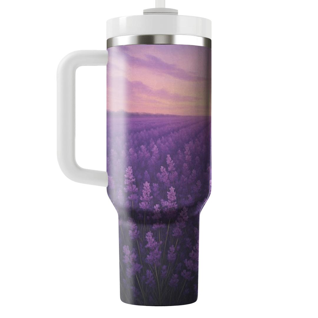 Lavender Meadow Harmony decorative tumblers