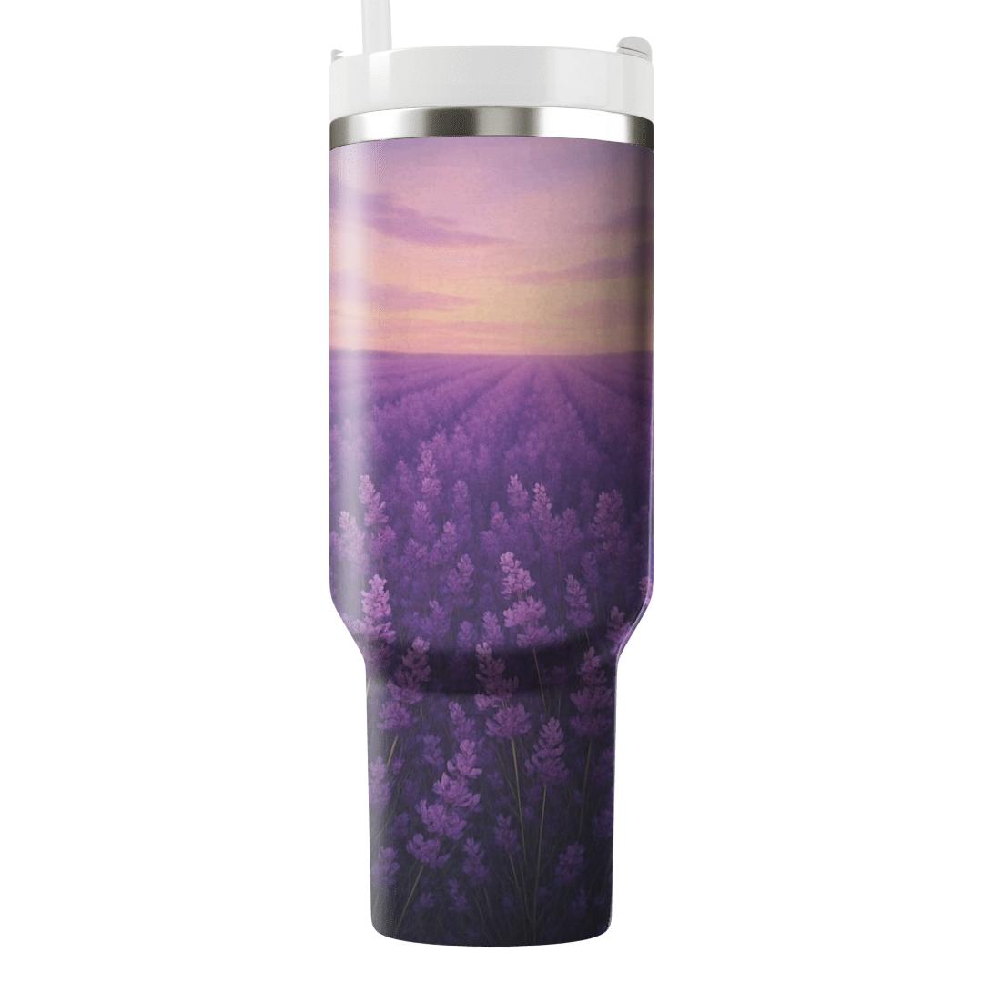 Lavender Meadow Harmony decorative tumblers