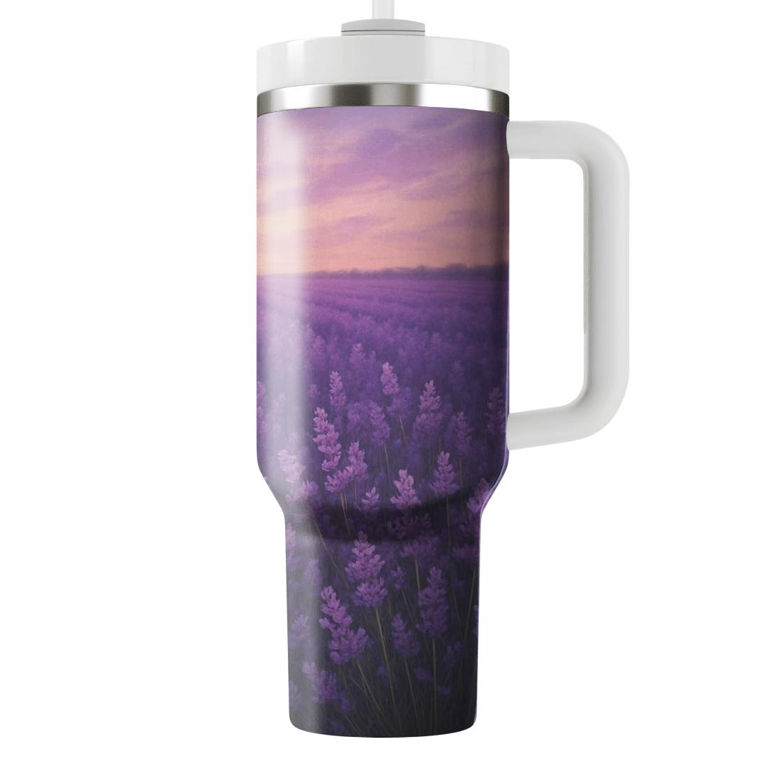 Lavender Meadow Harmony decorative tumblers