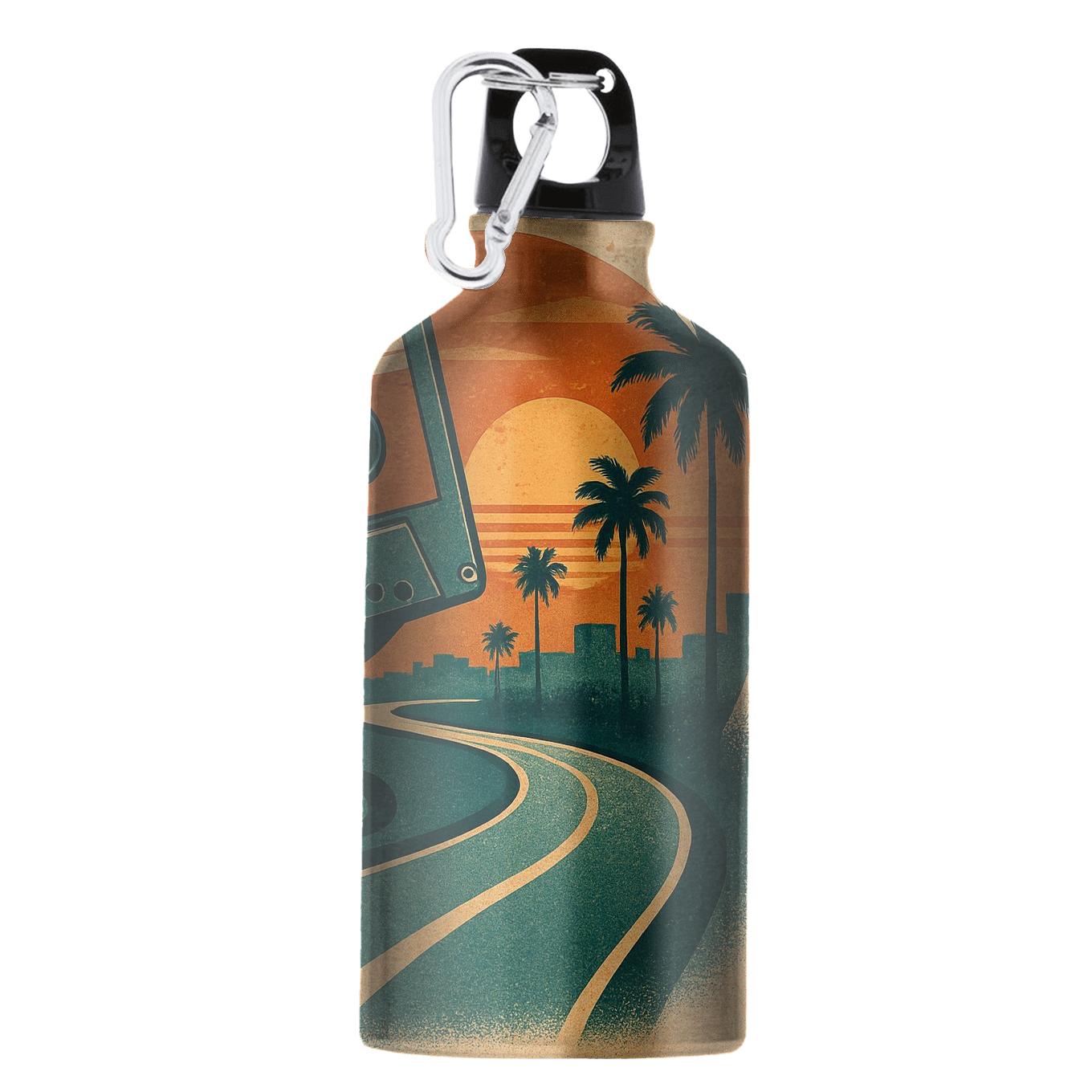 Cassette Sunset Boulevard portable sports bottles
