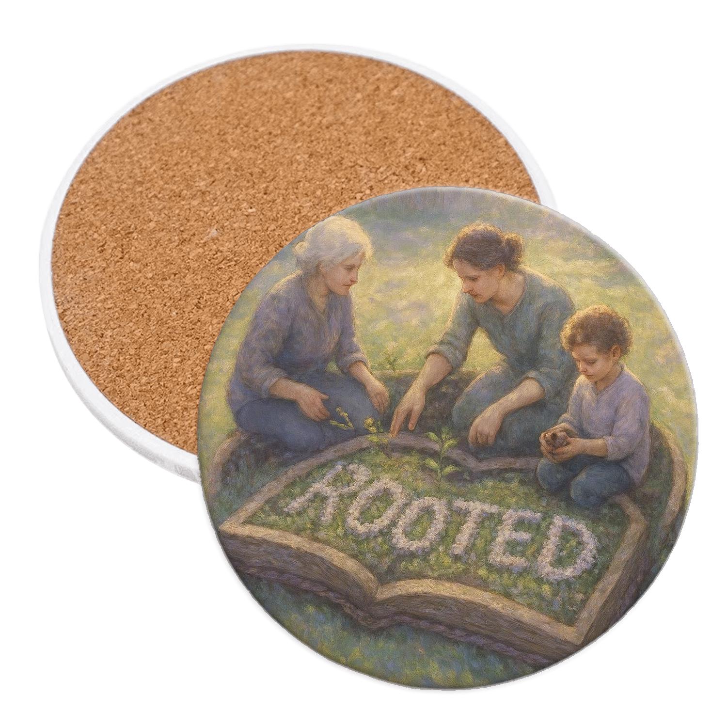 Garden Of Echoed Lessons custom engraved coasters