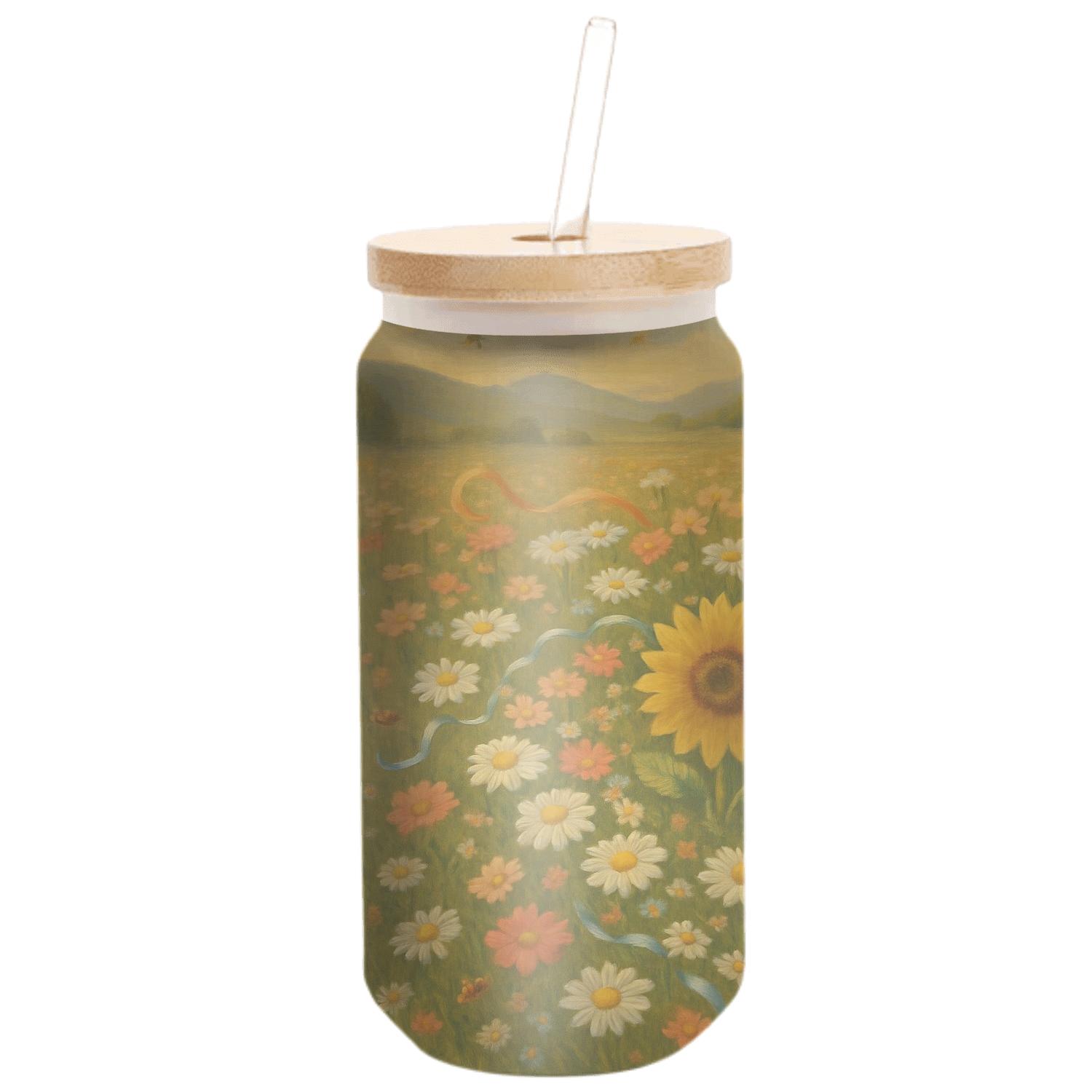 Sunlit Meadow Carousel custom engraved glassware