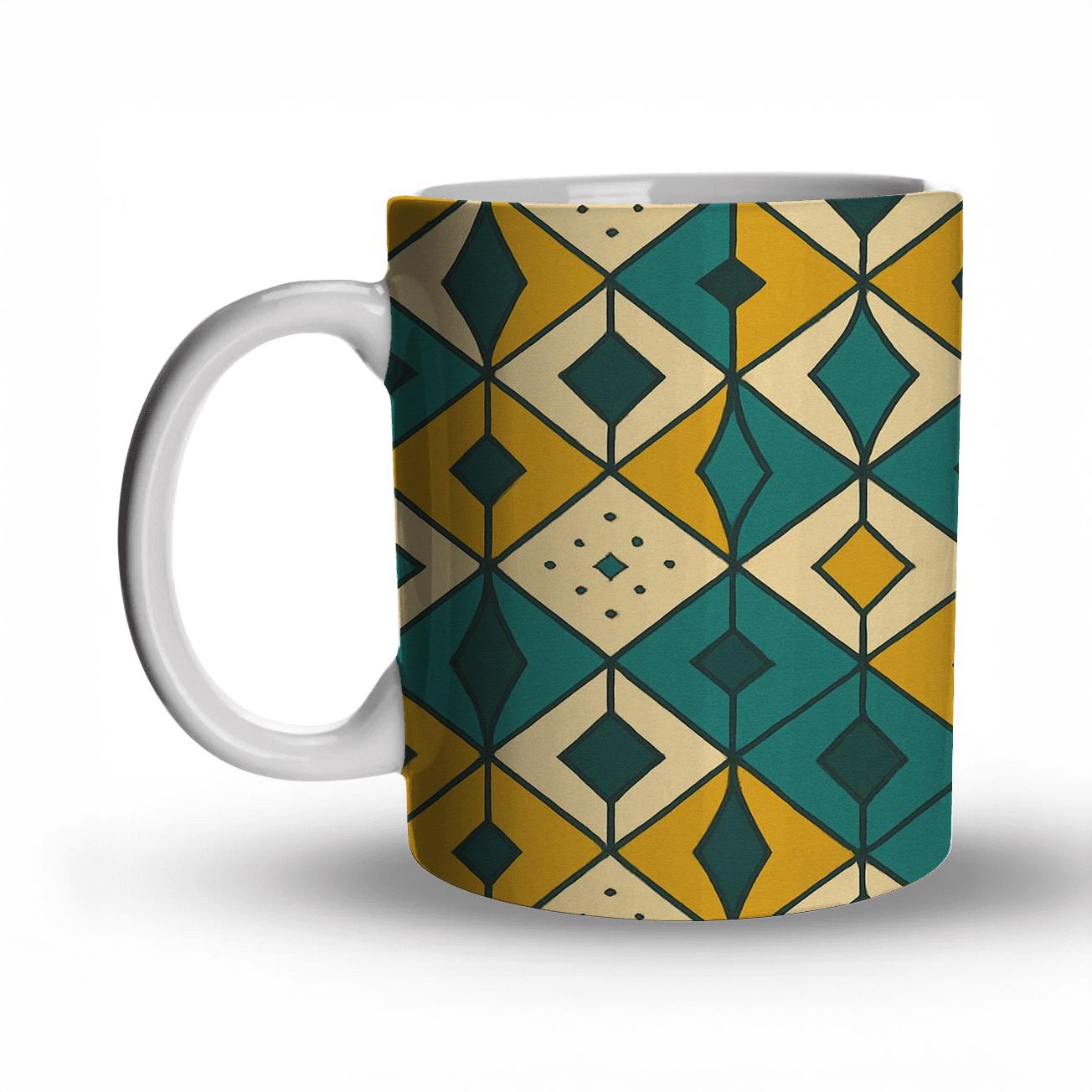 Prism Kite Mosaic personalized mugs