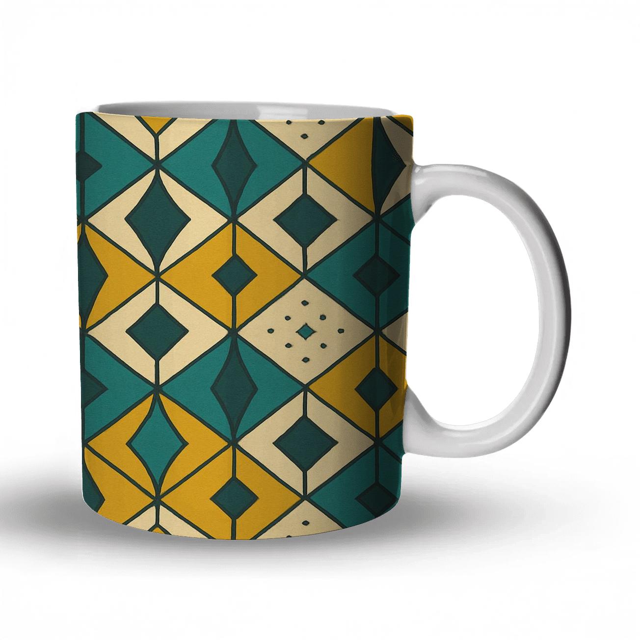 Prism Kite Mosaic personalized mugs